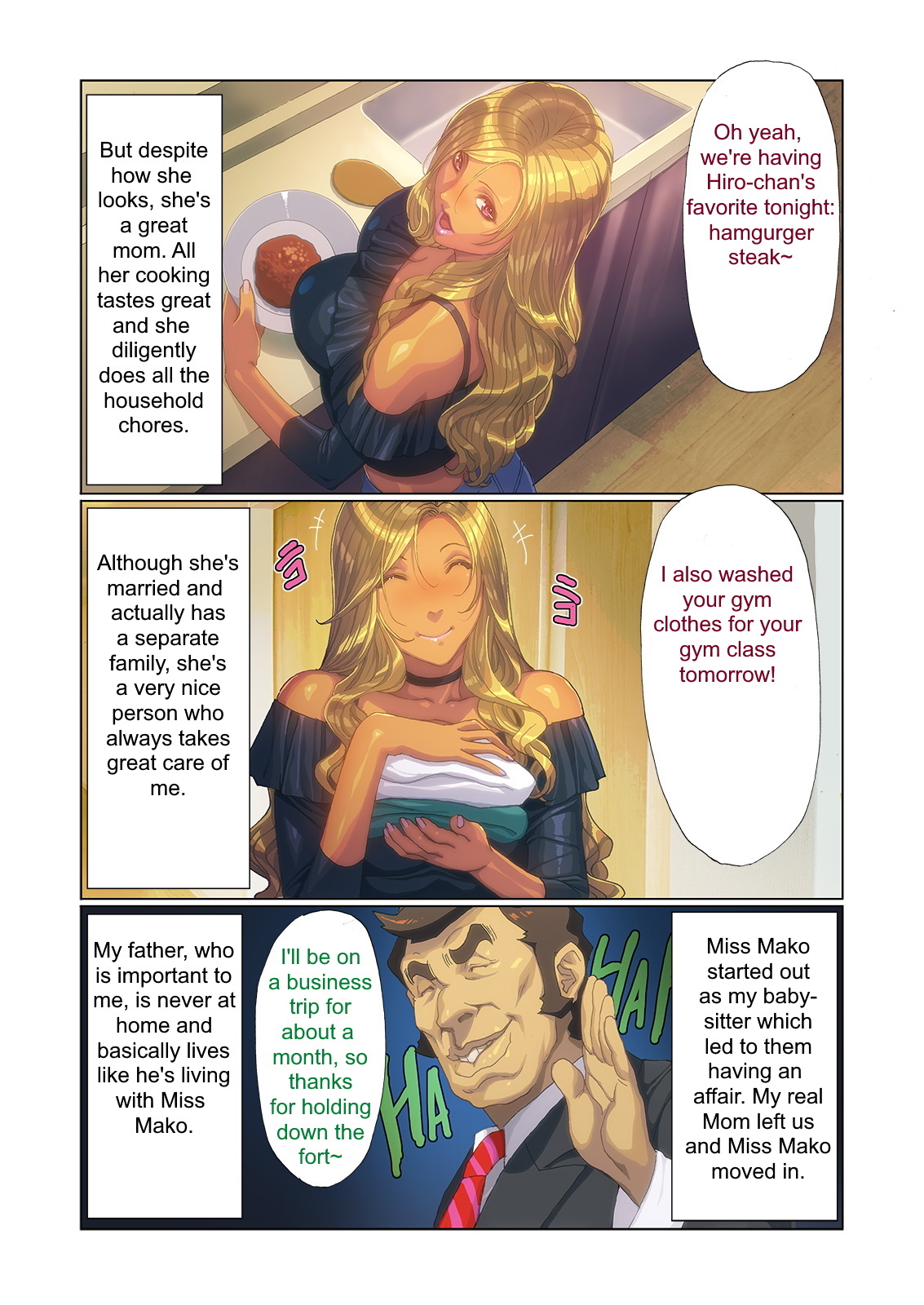 Wagaya ni Gal Mama ga Yattekita!! | A Gyaru Mom Showed Up at My House!! page 4 full