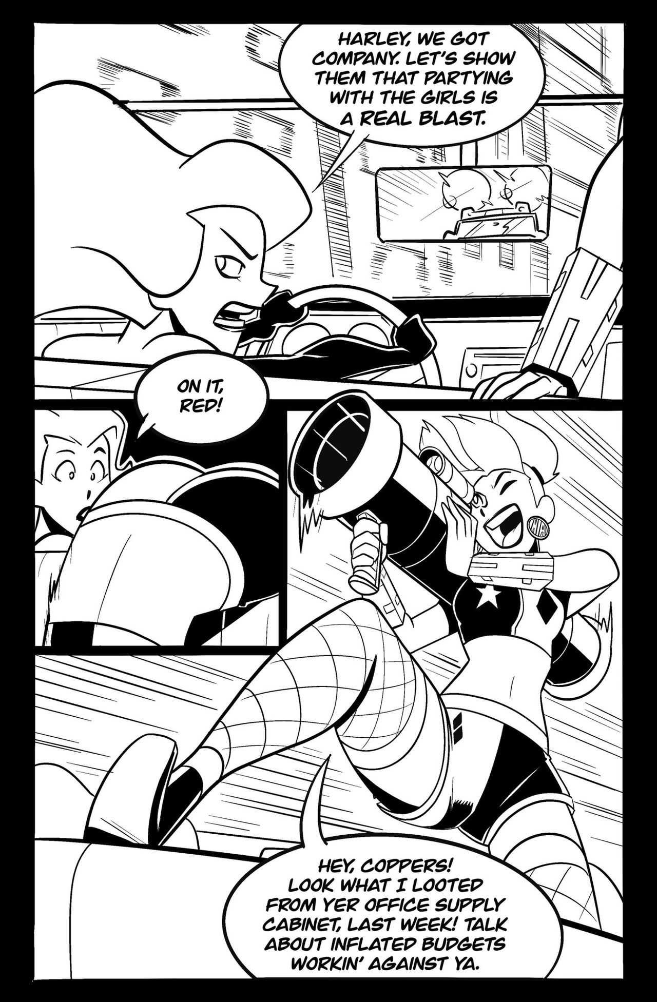 - DC Comics - Harley/Ivy: Getaway page 2 full
