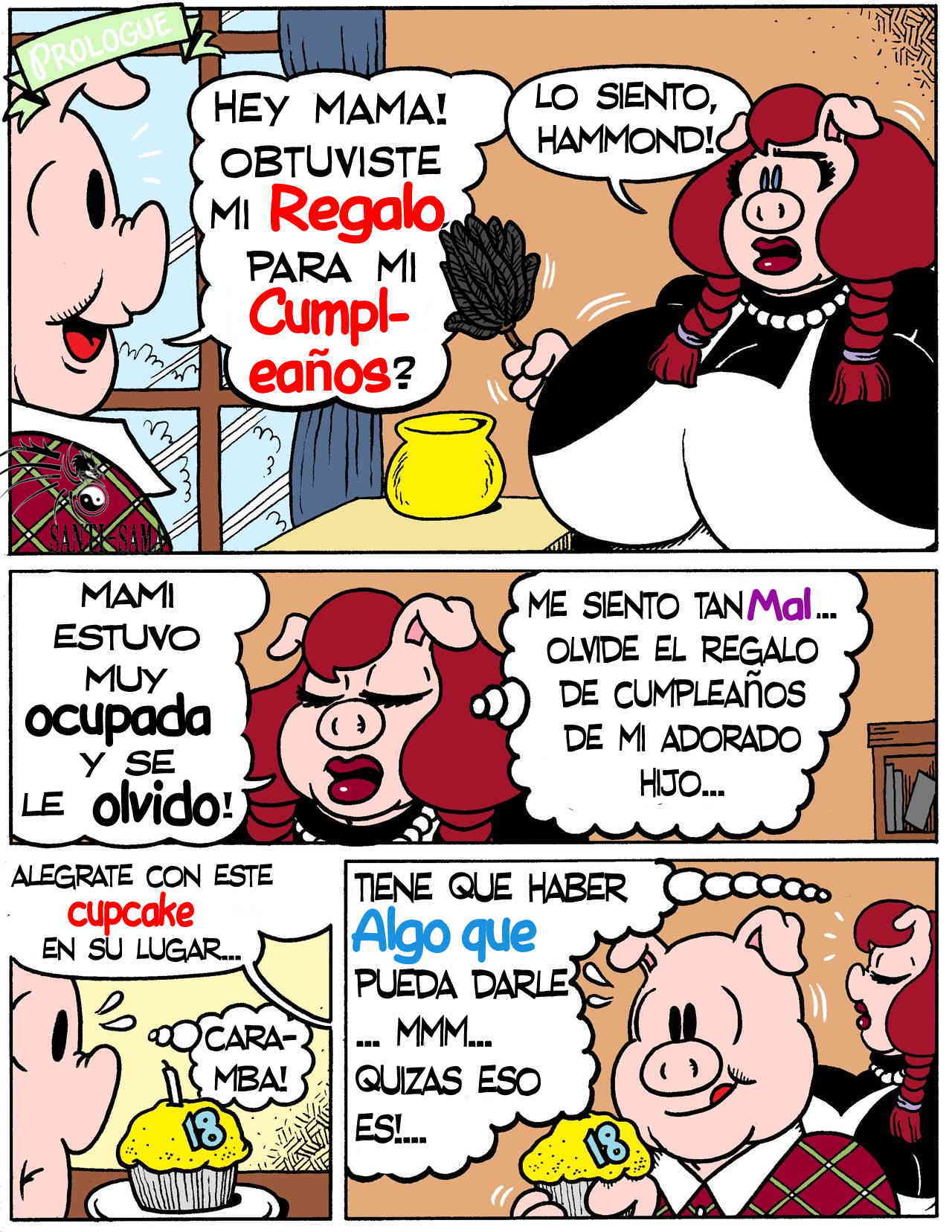 Dexter Cockburn: Porking page 1 full