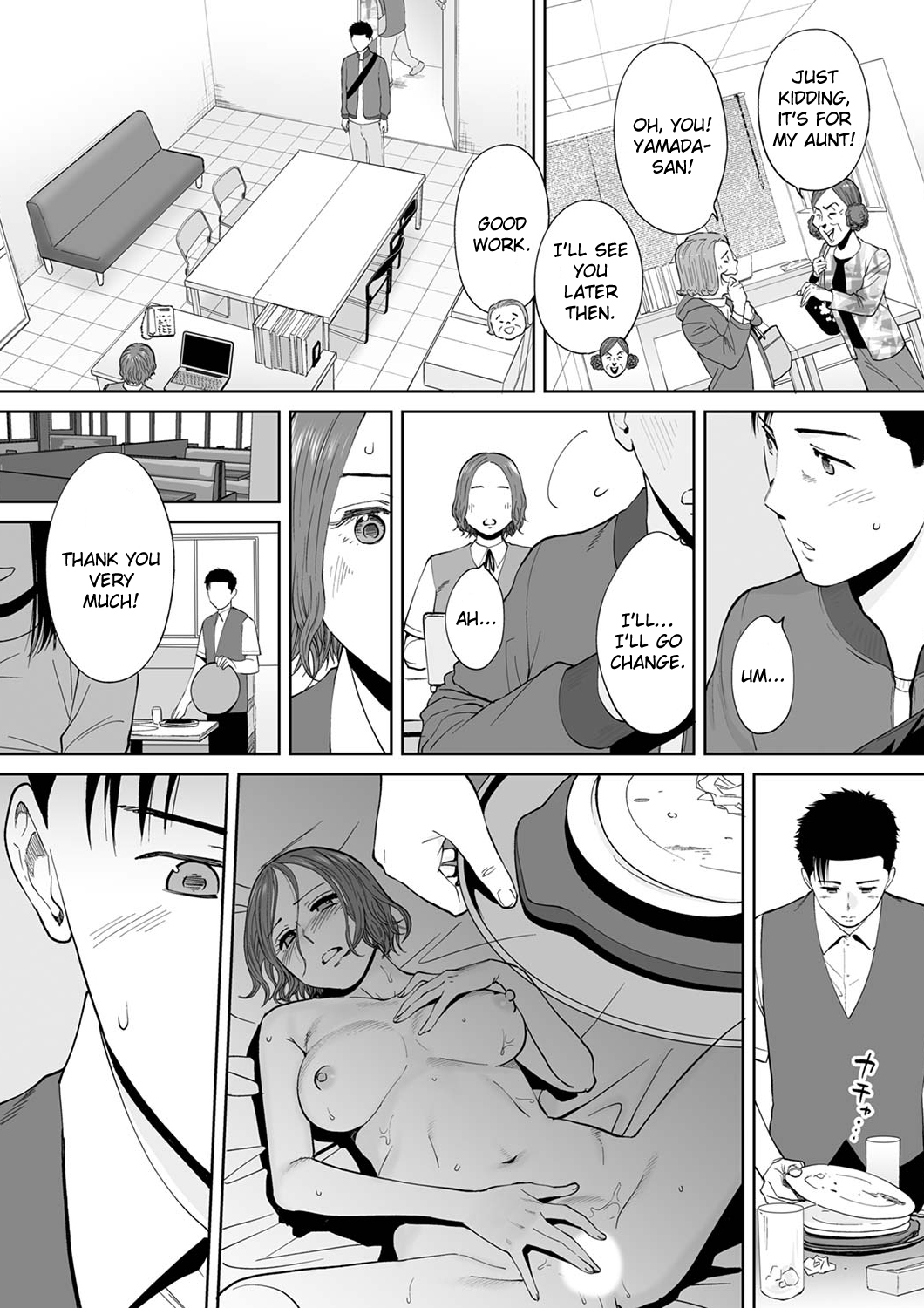 "Otto no Buka ni Ikasarechau..." Aragaezu Kanjite Shimau Furinzuma | "My Husband's Subordinate is Going to Make Me Cum..." An Adulterous Wife Who Can't Resist the Pleasure Chapter 13 page 4 full