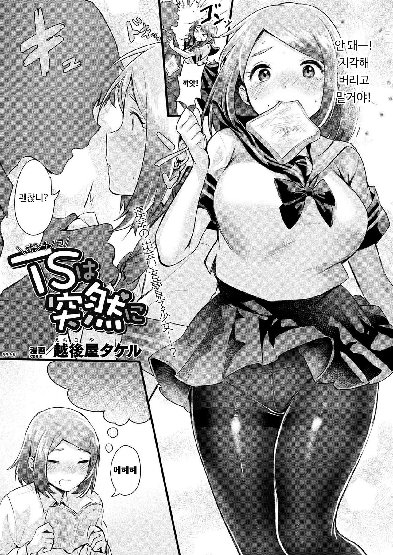 TS wa Totsuzen ni | TS는 돌연히 page 1 full