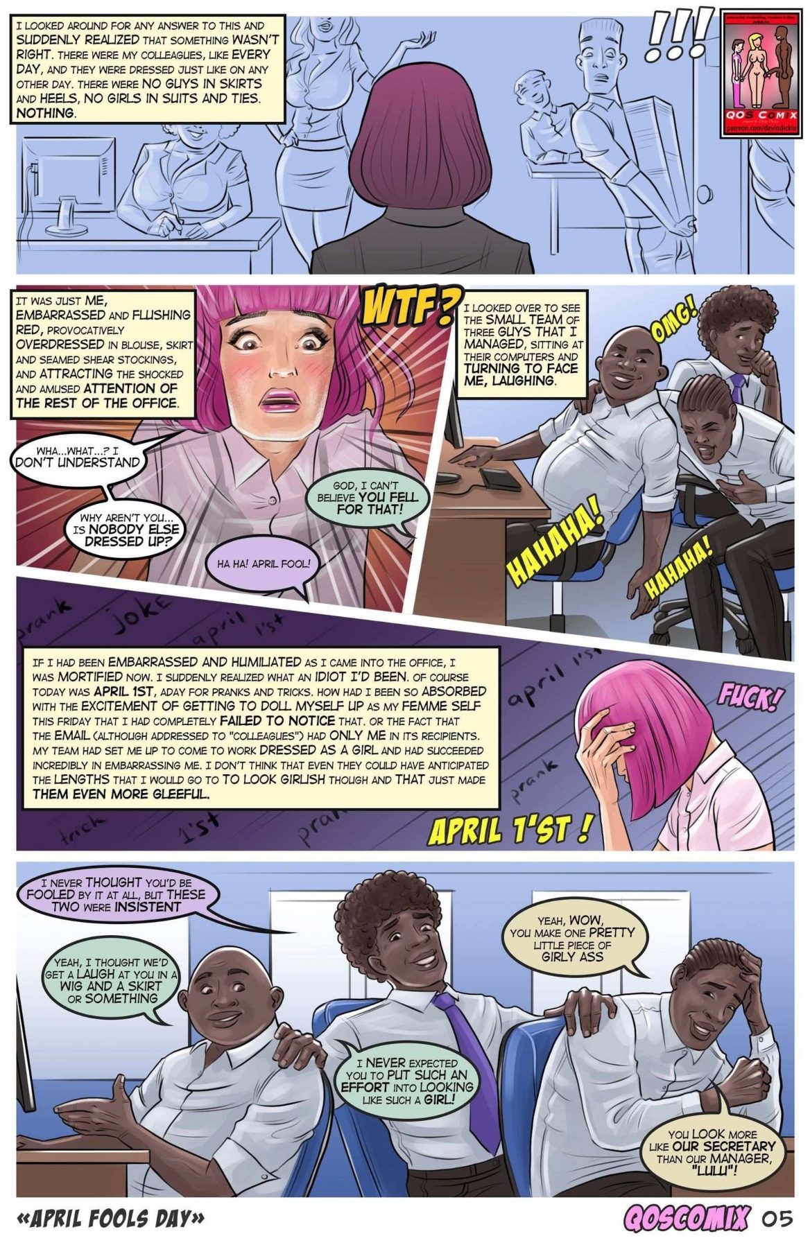 April's Fool Day-  - english page 5 full