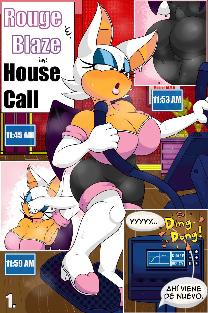 Rouge and Blaze in: House Call page 1 full