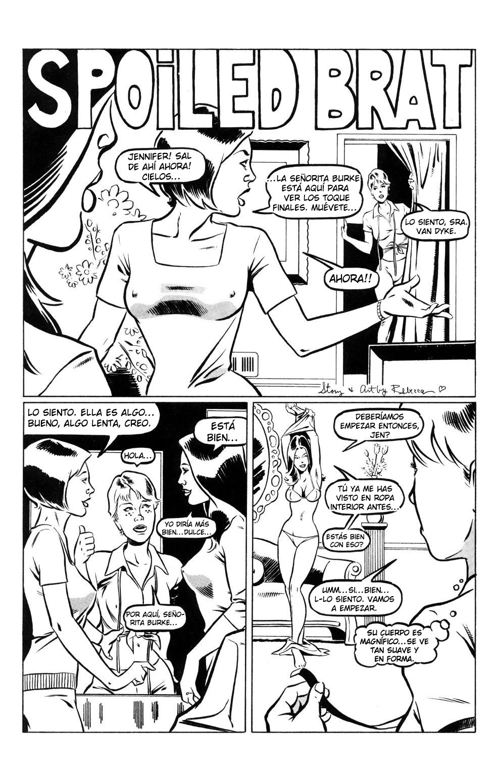 Housewives At Play 9 - Spoiled Brat page 8 full