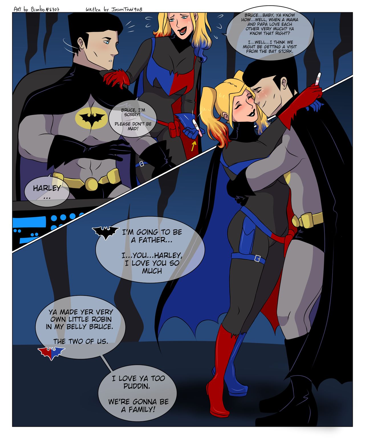 Batman and Harley Quinn page 10 full