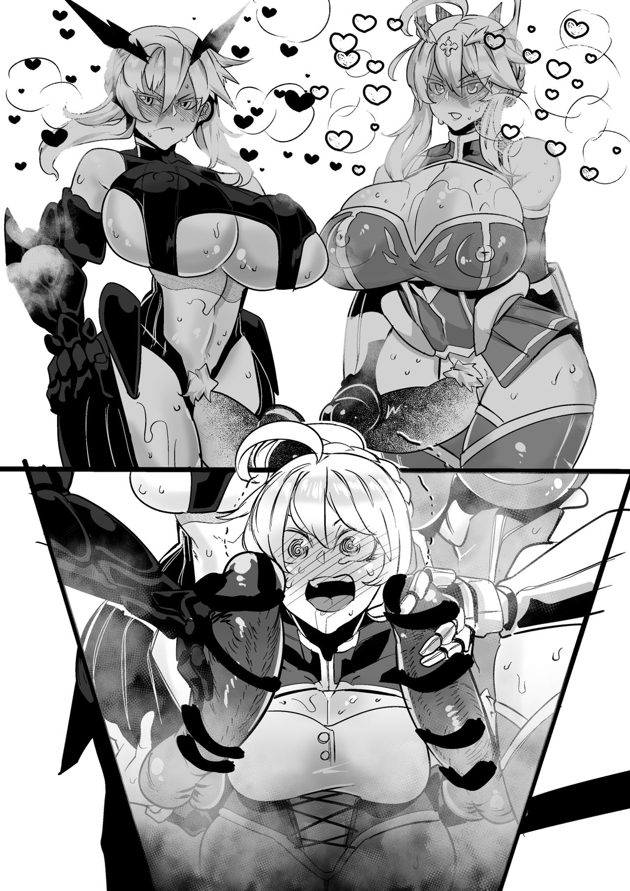 Artoria ga Artoria o Okasu Futanari Les Sex page 10 full
