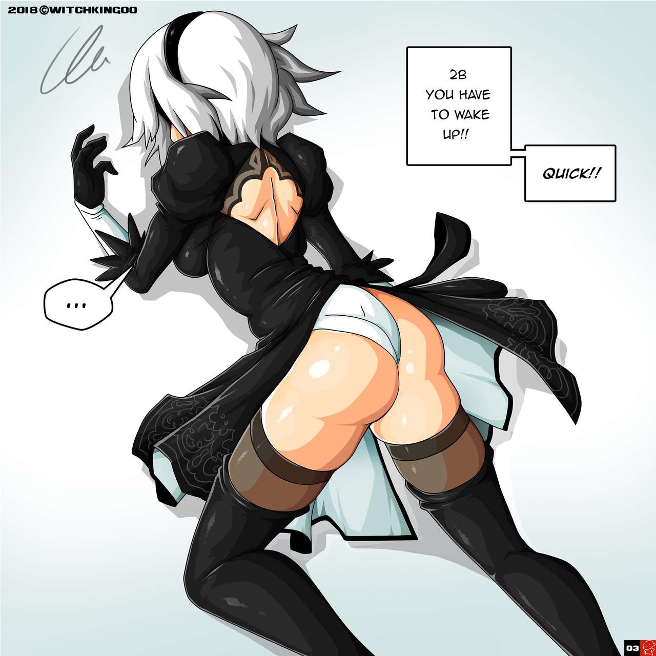 Nier Automata - The Comic page 4 full