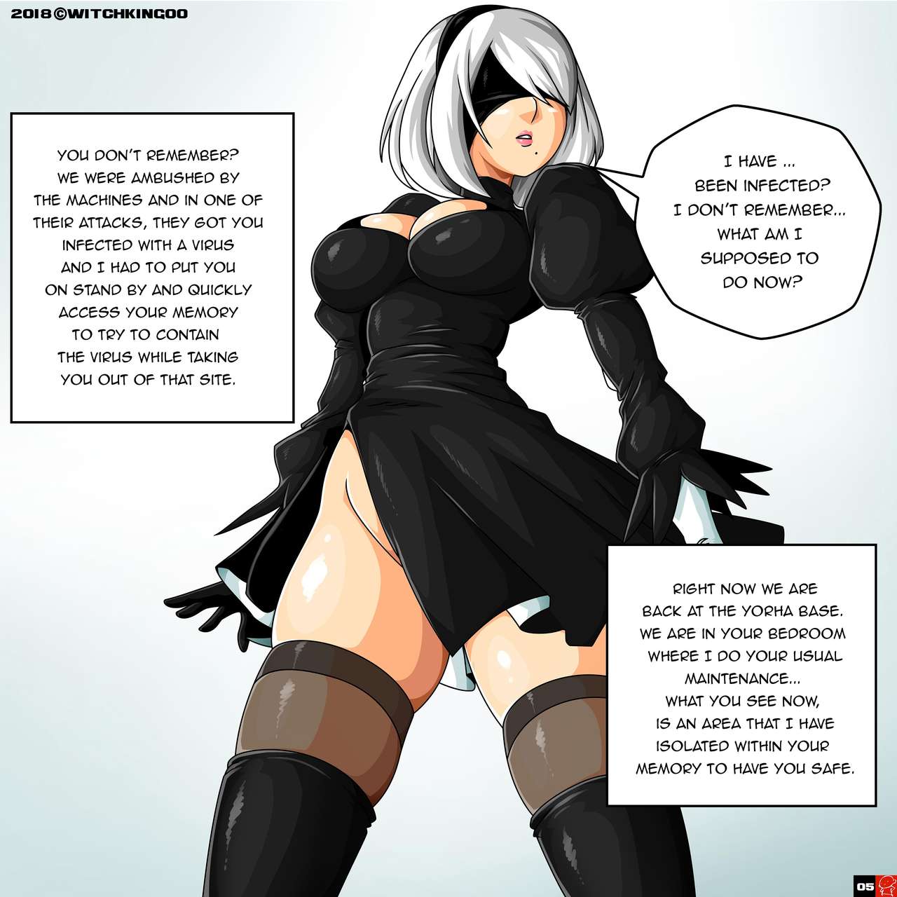 Nier Automata - The Comic page 6 full