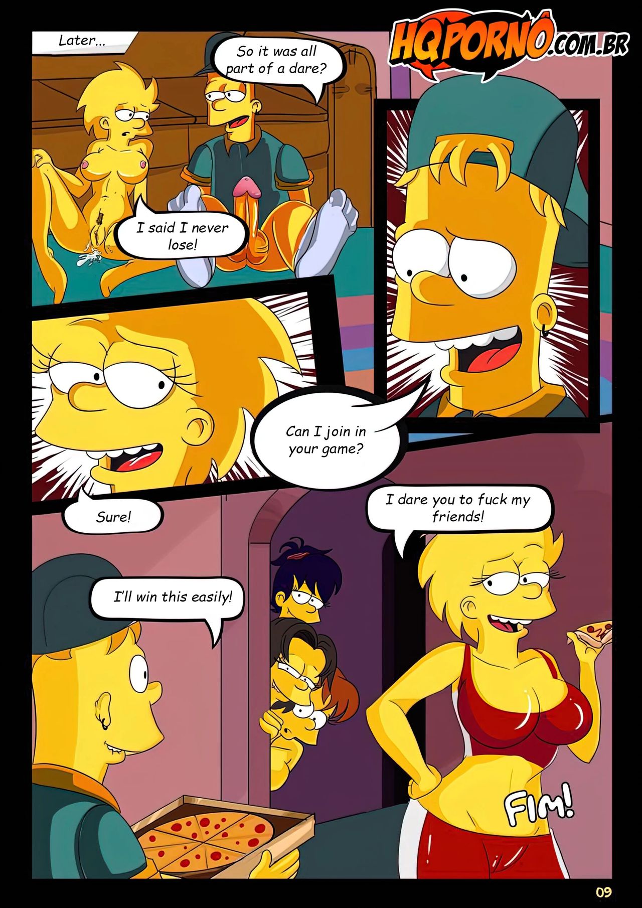 - 2 . OS Simpsons - The Pizza Dare - english page 10 full