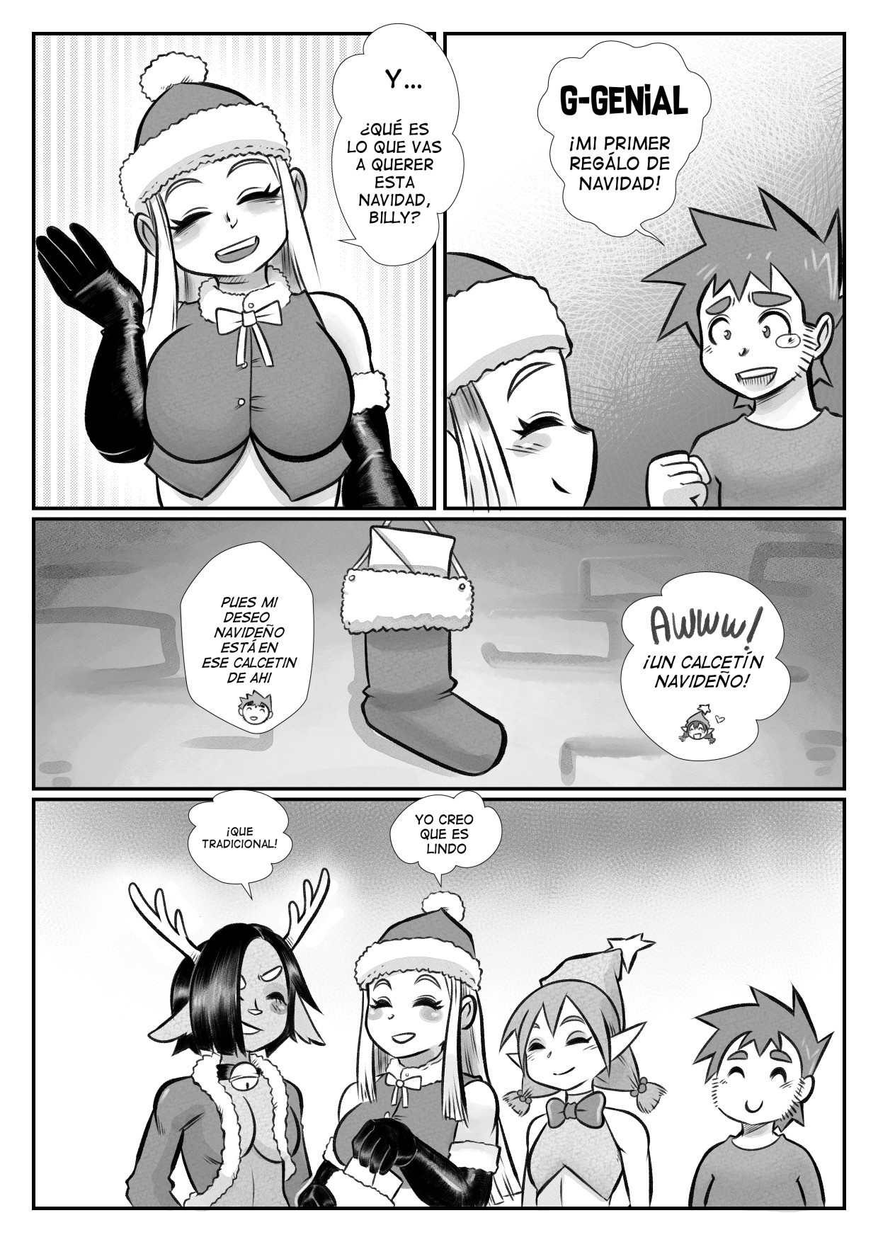 The Christmas Three -  - Complete page 10 full