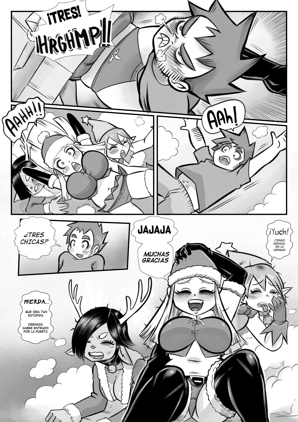 The Christmas Three -  - Complete page 7 full