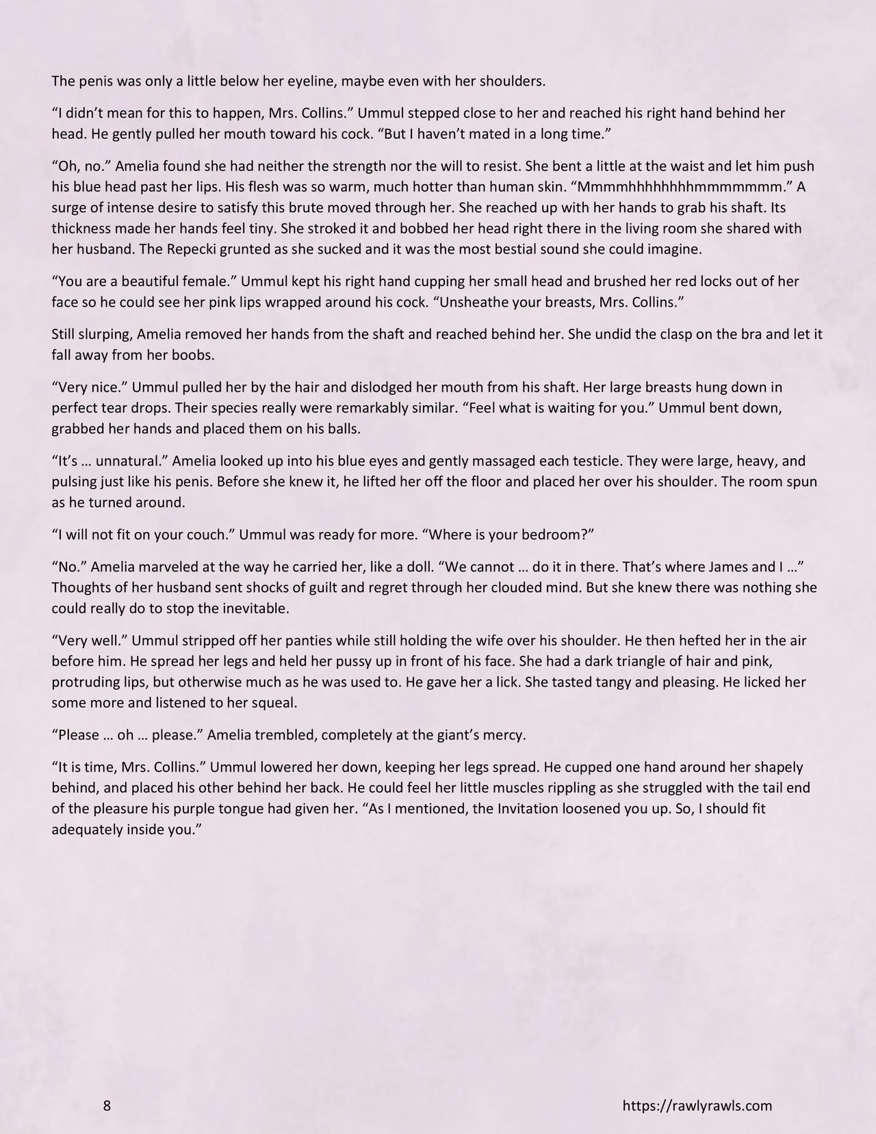 Never Insult a Repecki Chapter 1: Rawly Rawls Fiction page 8 full