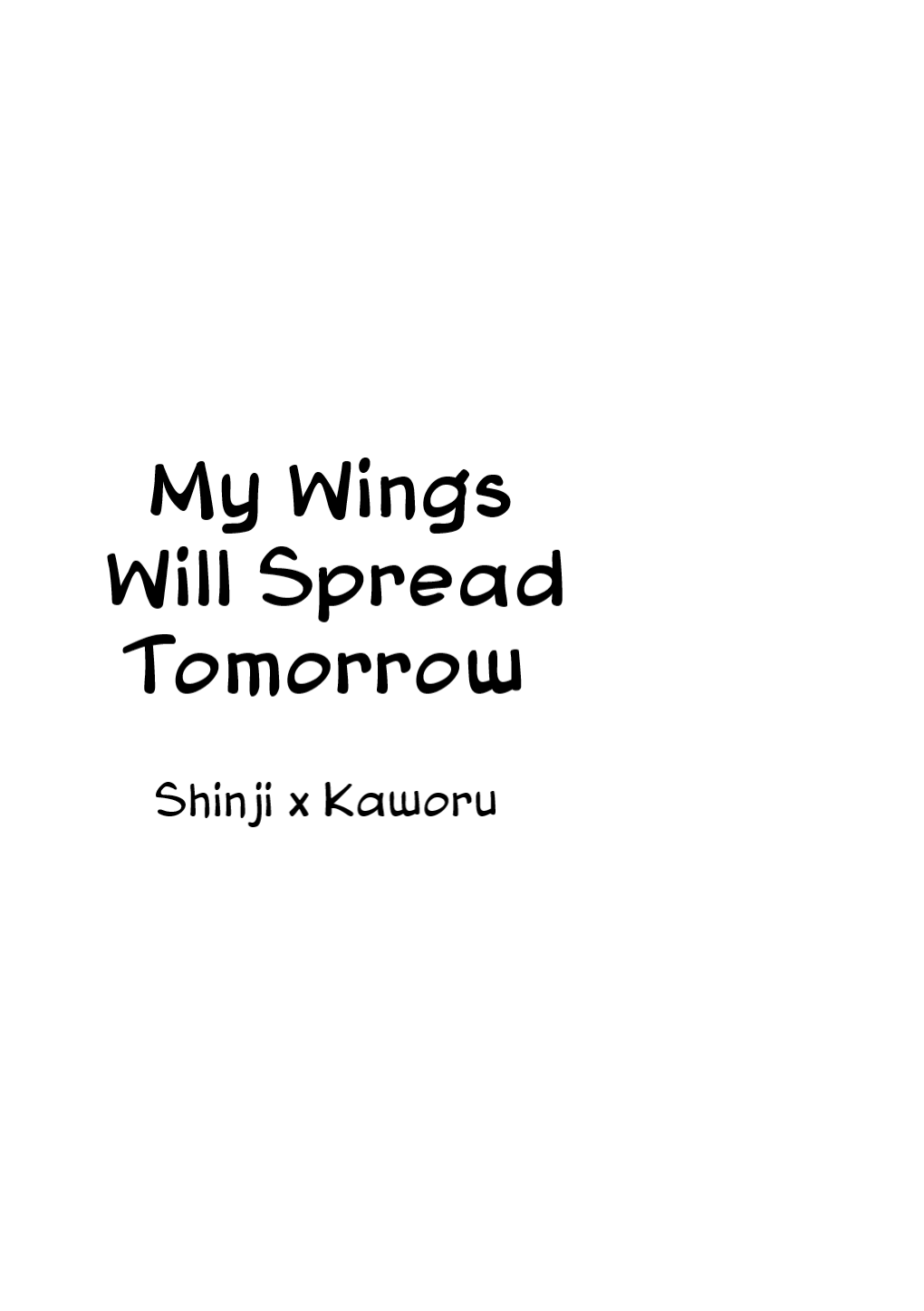 Hane wa Ashita Haeru | My Wings Will Spread Tomorrow page 2 full