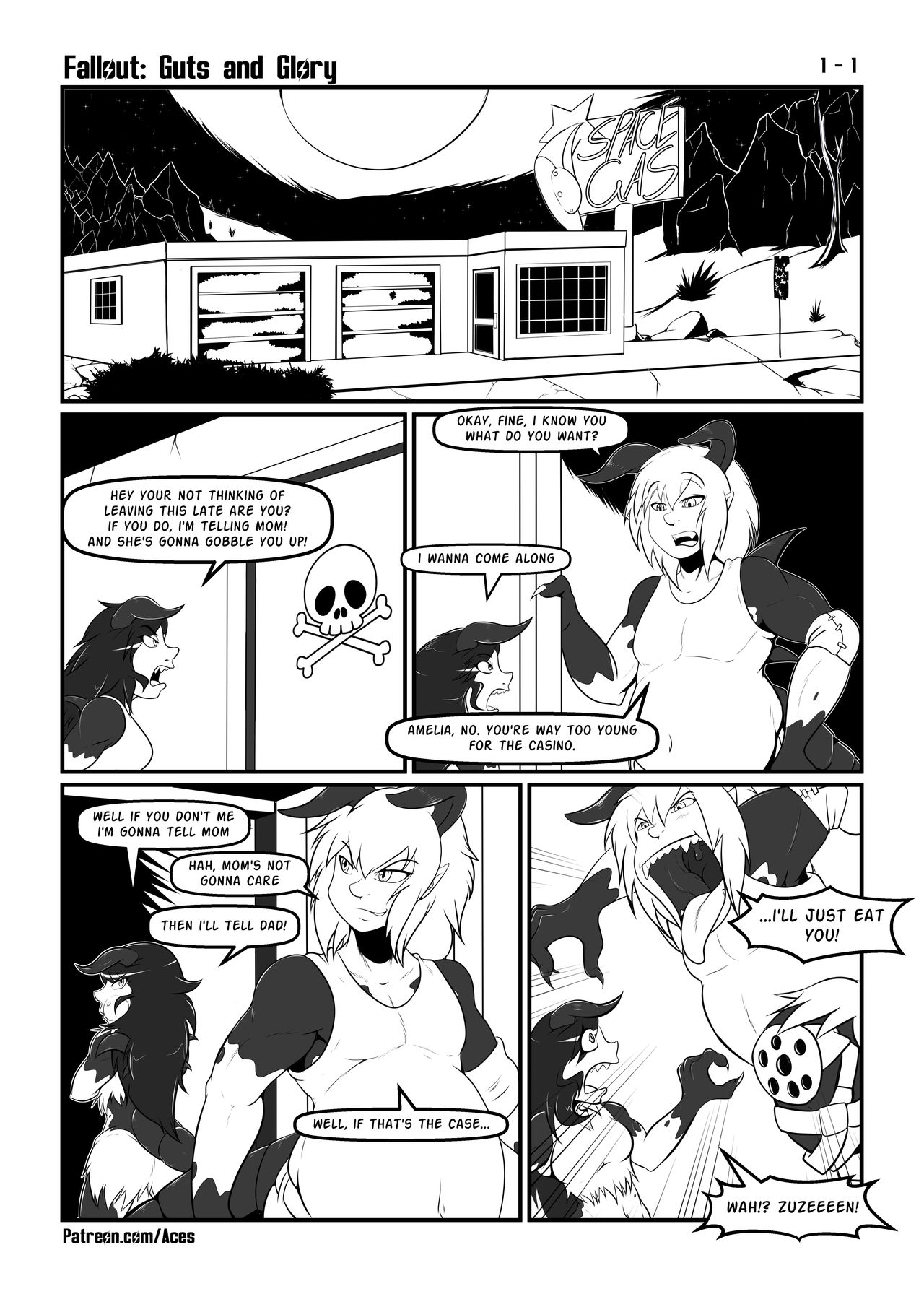 Fallout: Guts and Glory Ch 1-9 page 1 full