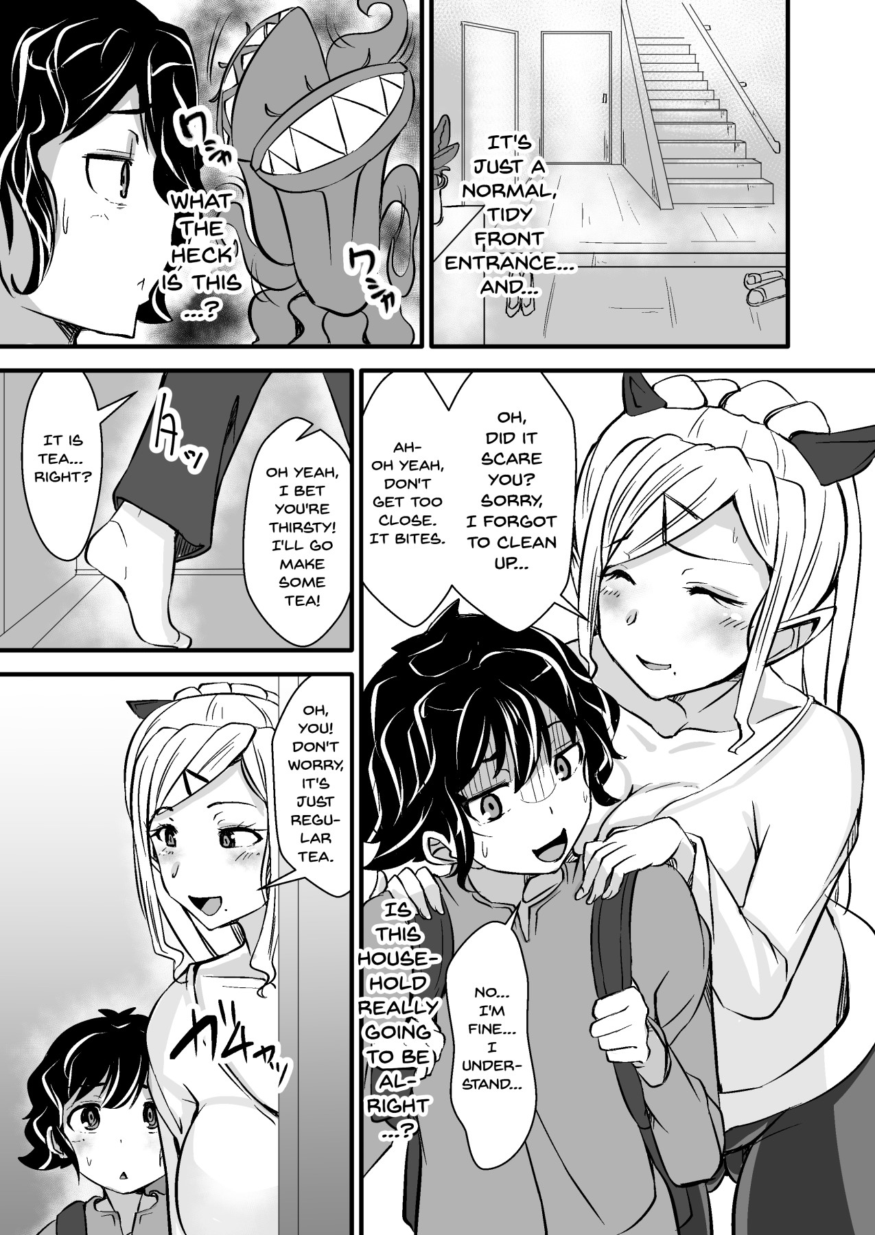 Ishukan Homestay | Inter Species Homestay ~Elf Oyako to no Amaai Seikatsu~ page 5 full