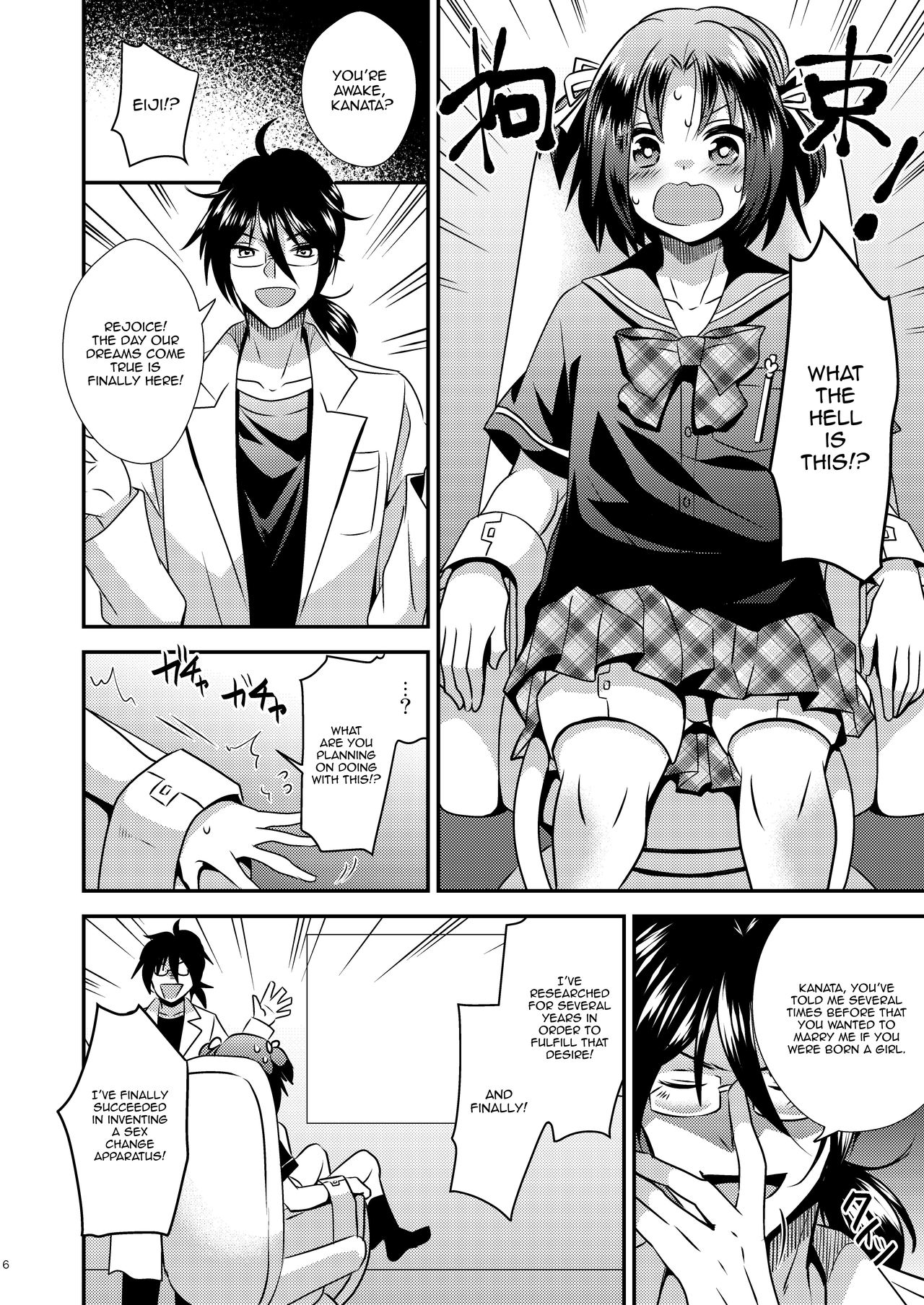 Nyotaika Kikai | Sex-Swap Machine page 5 full