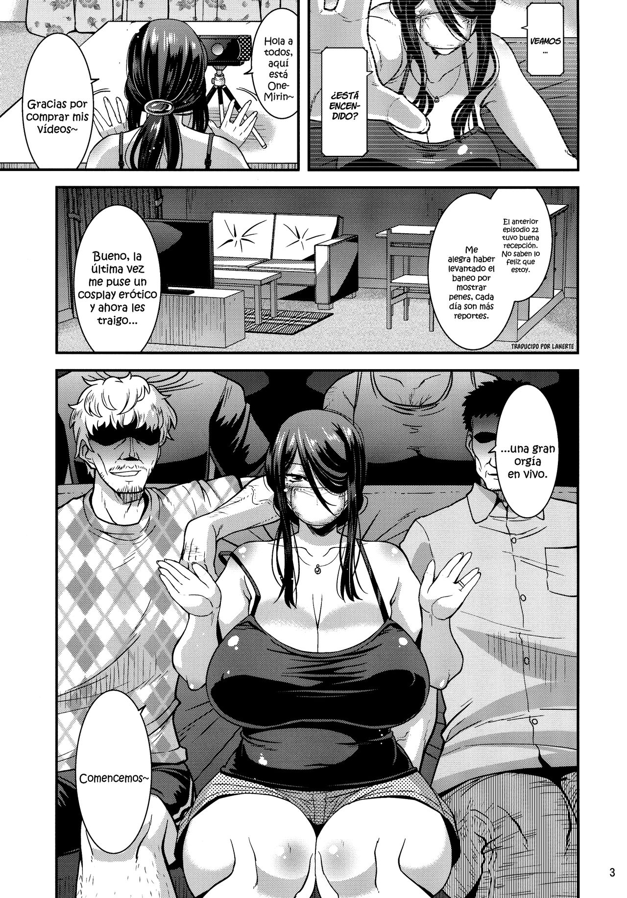 Ero Douga Haishin ga Shumi no Oku-san no Namahame Rankou Koukai Maso Benki page 3 full