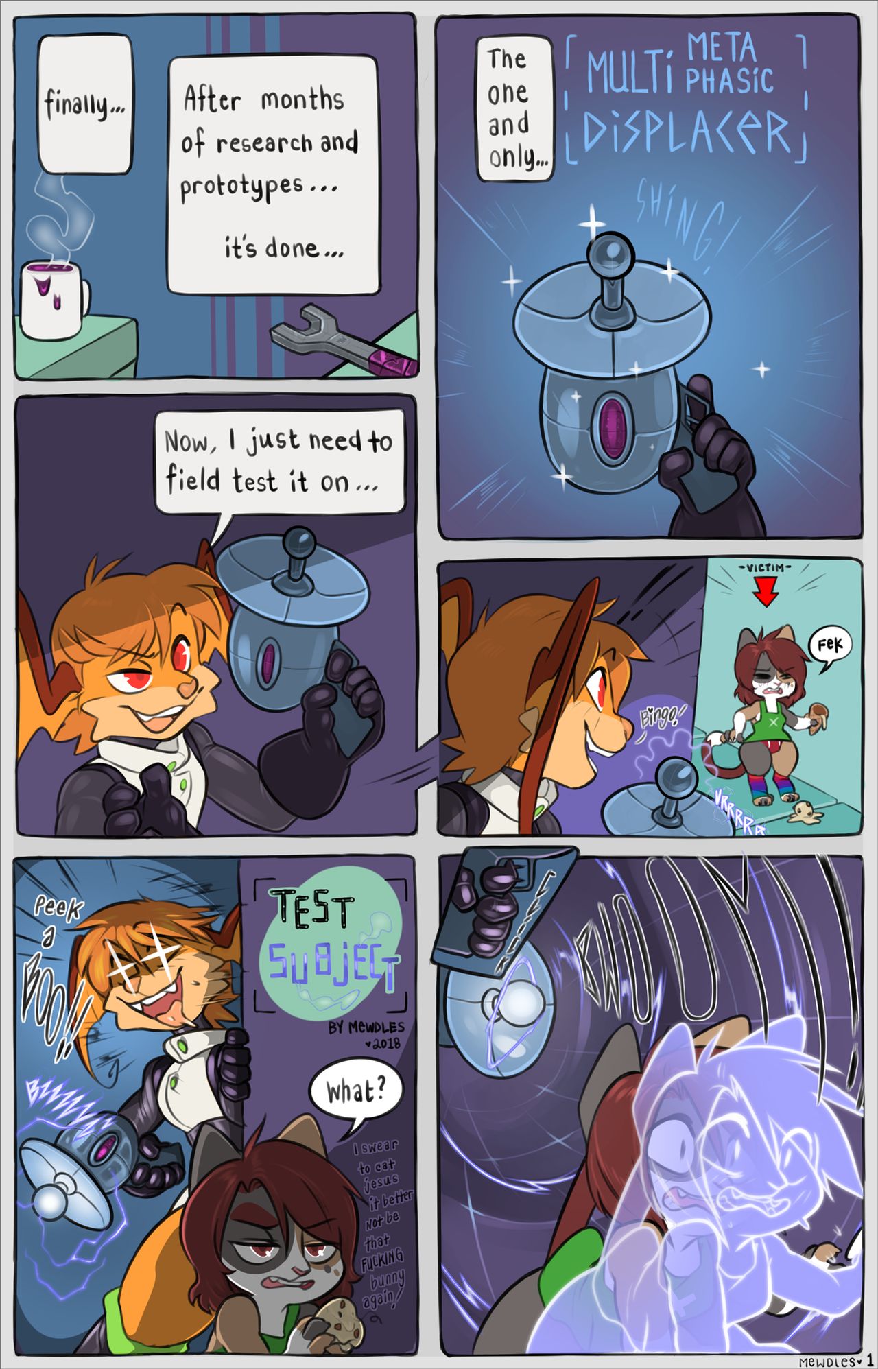 Test Subject + That's the Mixx Up page 1 full