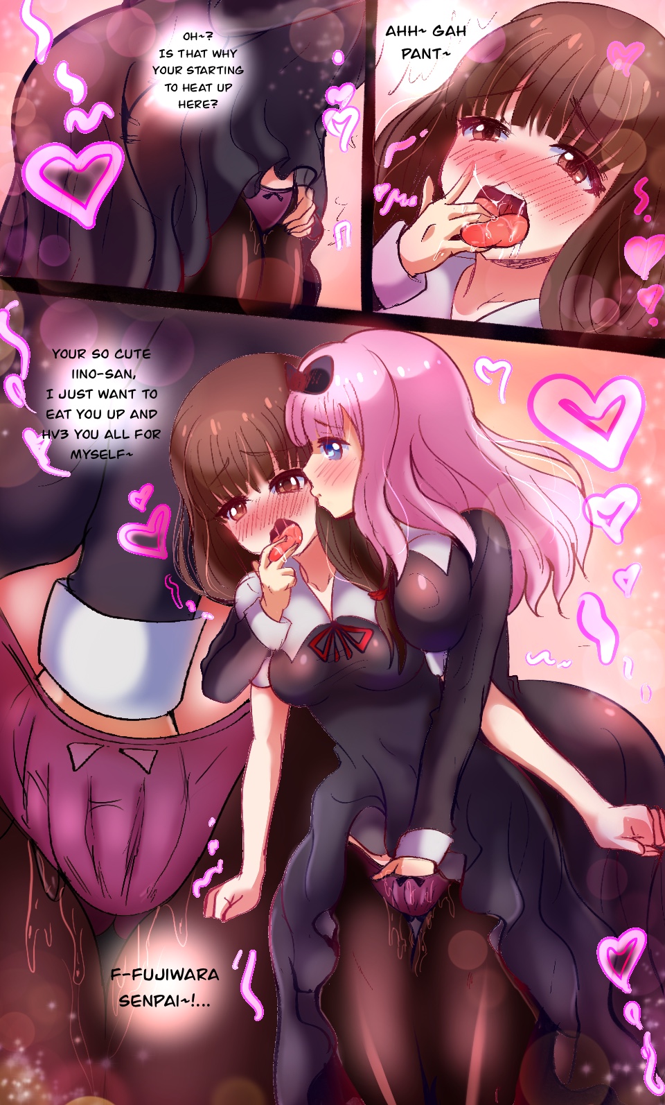 Kaguya Sama Yuri Doujinshi page 3 full