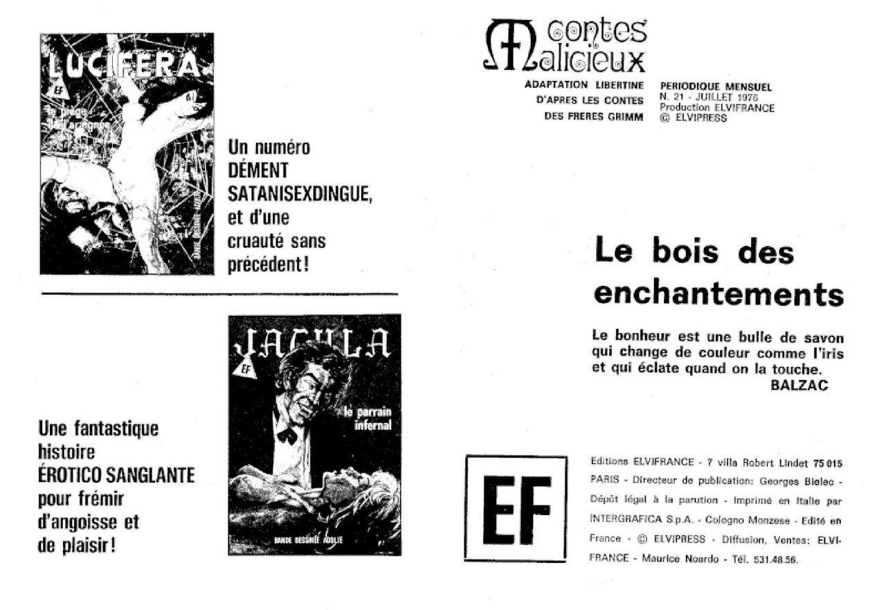 Contes malicieux - T21 - Le bois des enchantements page 2 full