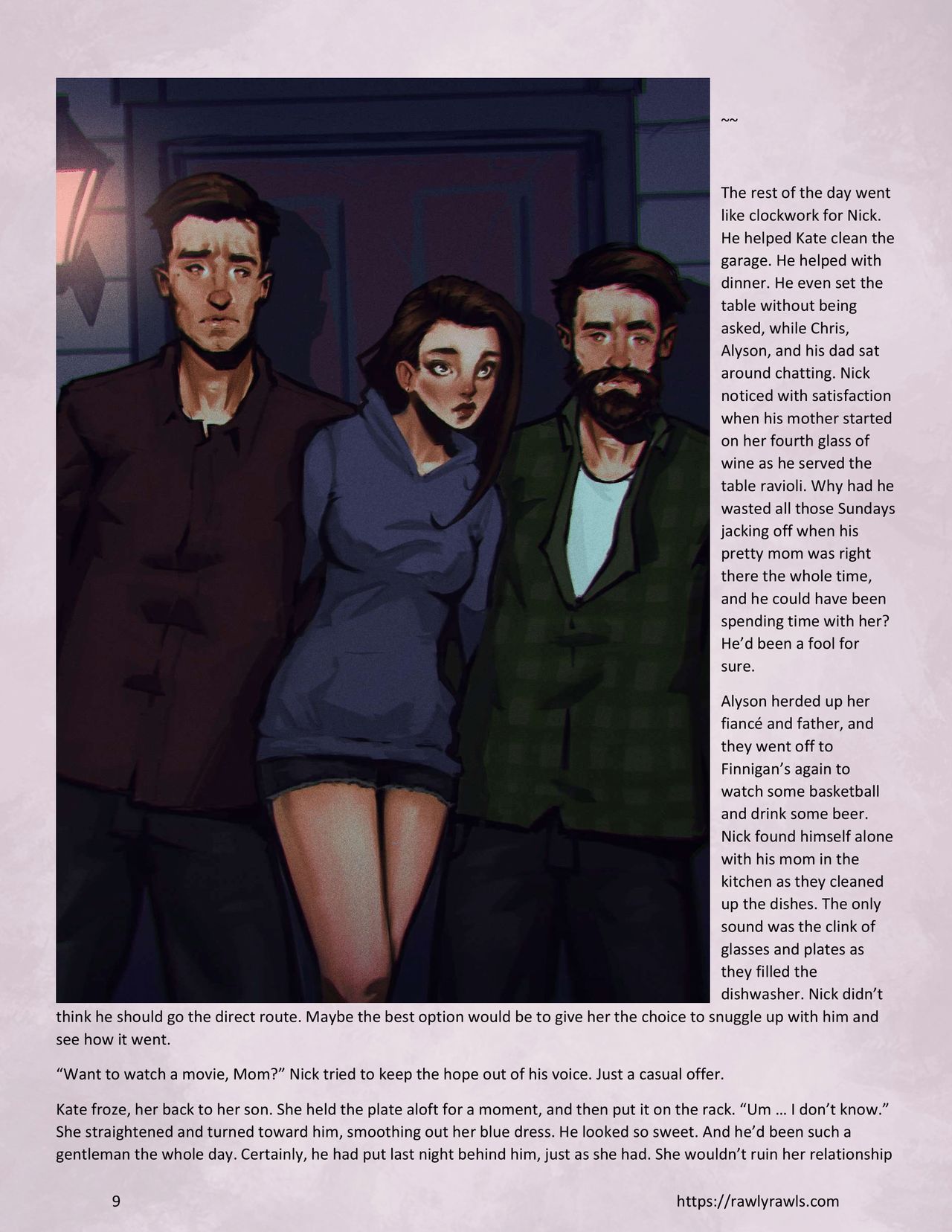 Enki's Puzzle Chapter 3: Rawly Rawls Fiction page 9 full