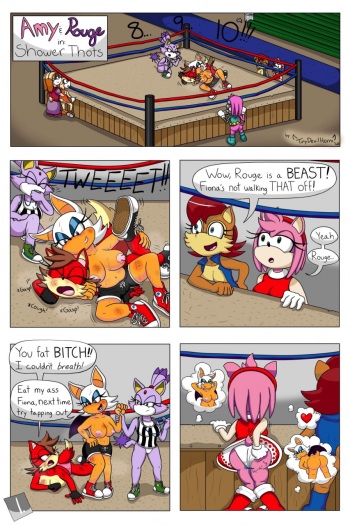 Amy and Rouge in: Shower Thots - IMHentai