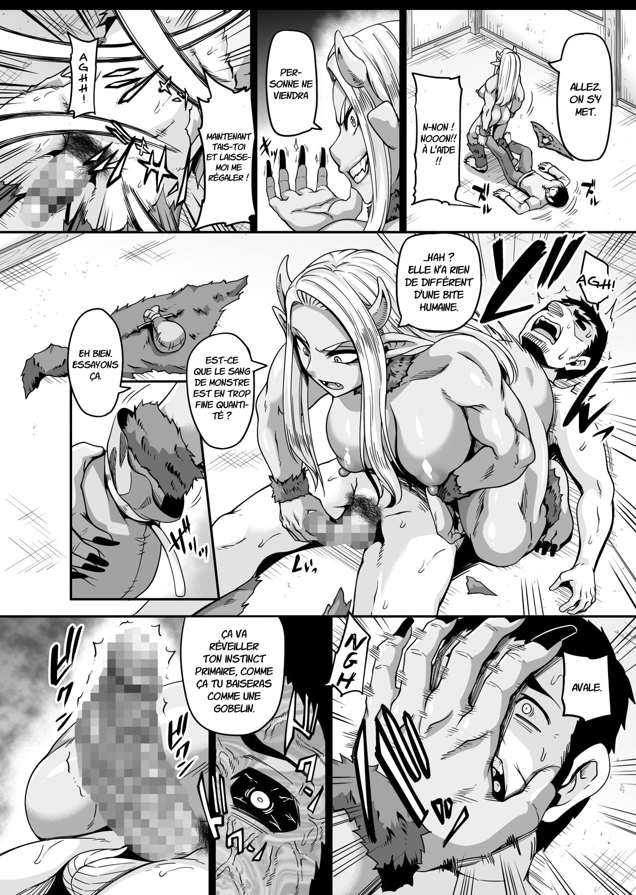 Mesu Ogre wa Kentauros Chinpo o Musabori Okasu | L'Ogresse Goinfre Qui se Régale Sur Une Bite de Cheval page 7 full