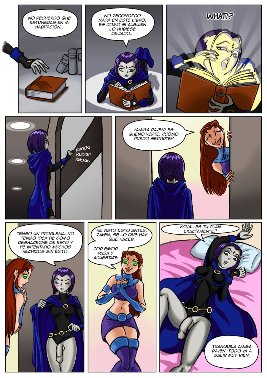 Starfire and Raven page 1 full