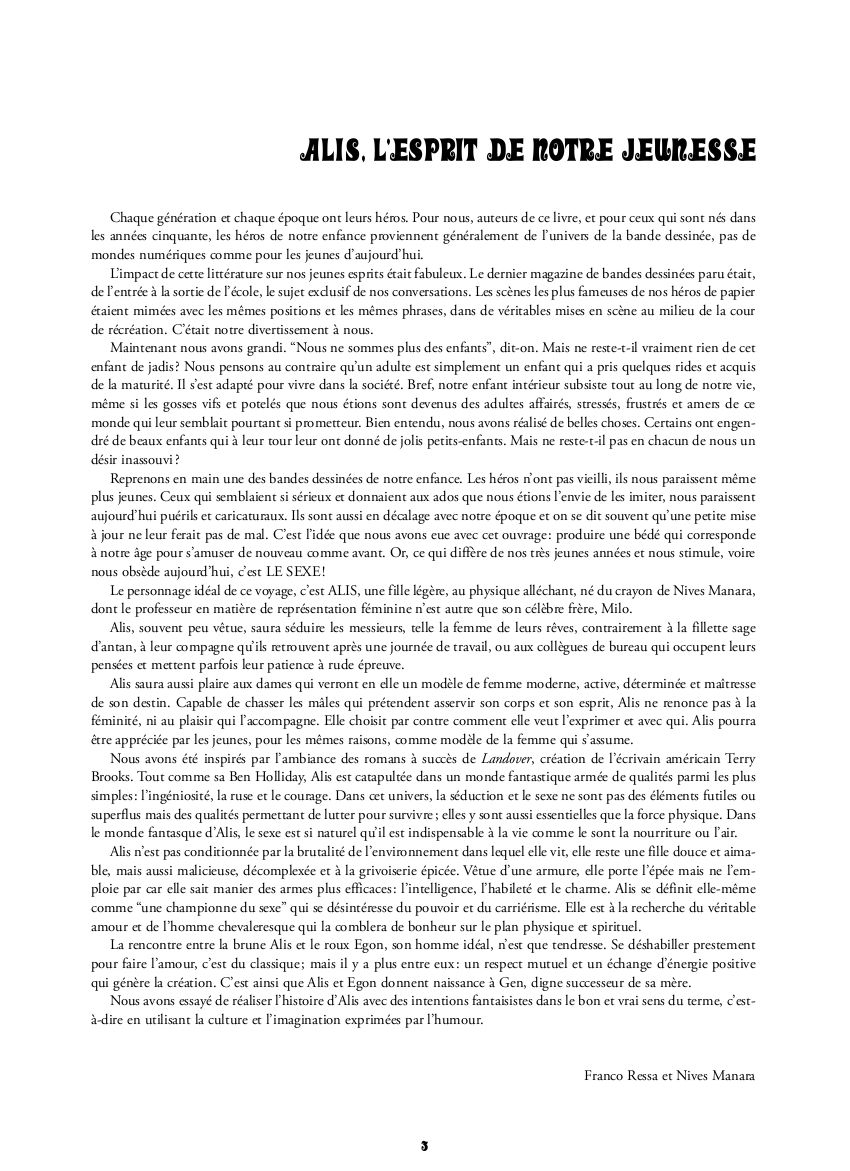 Le Monde Fantasmagorique d'Alis French page 5 full