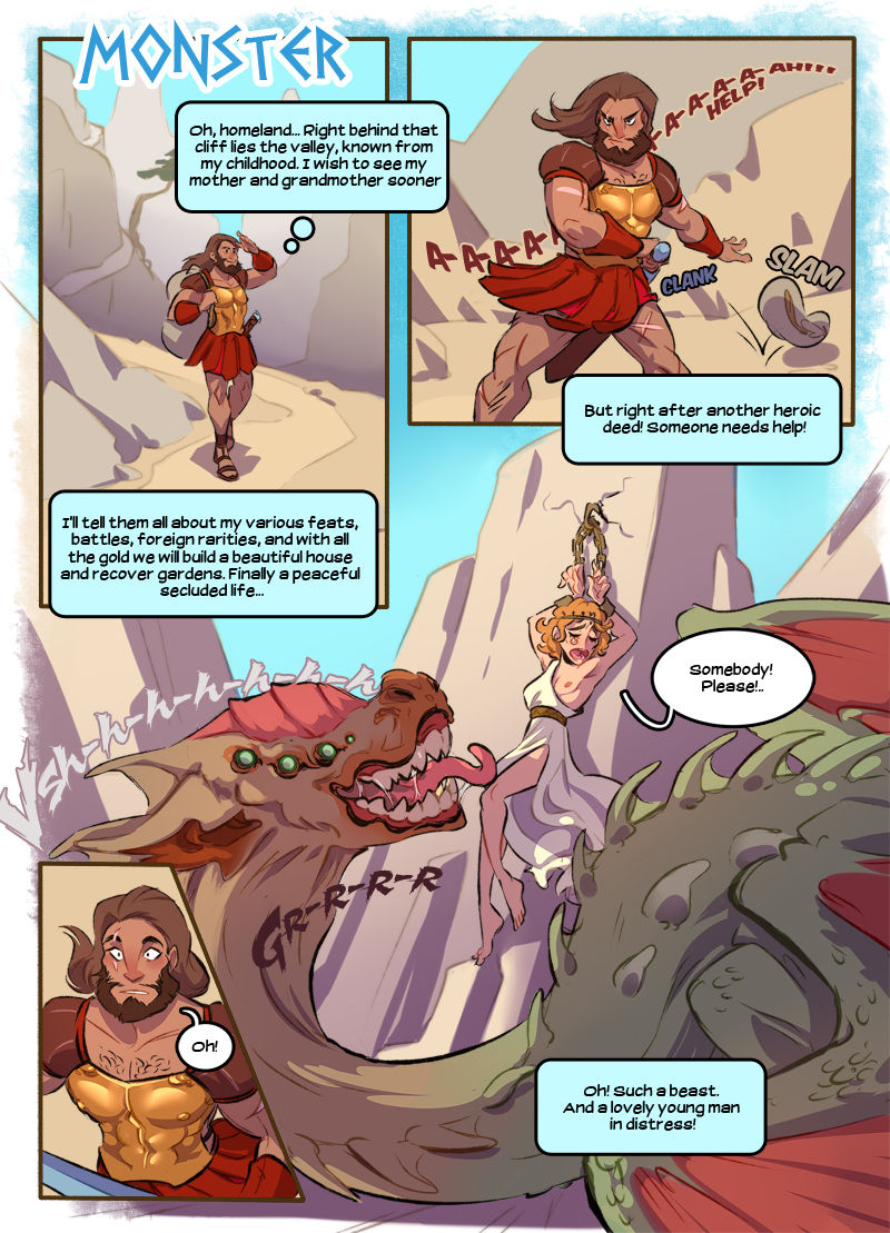 Comic: Monster page 1 full