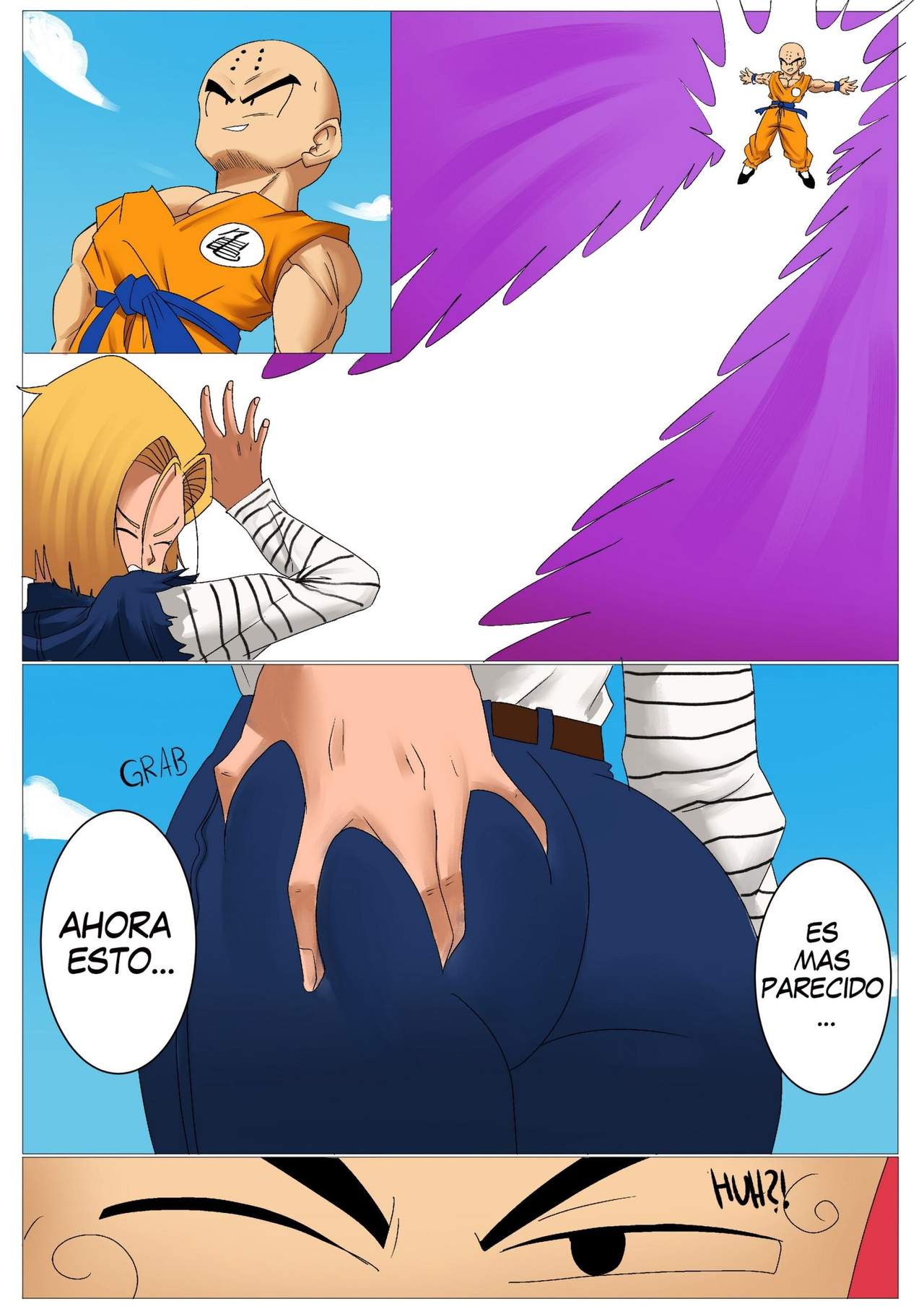 Android 18 Mini Comic page 4 full