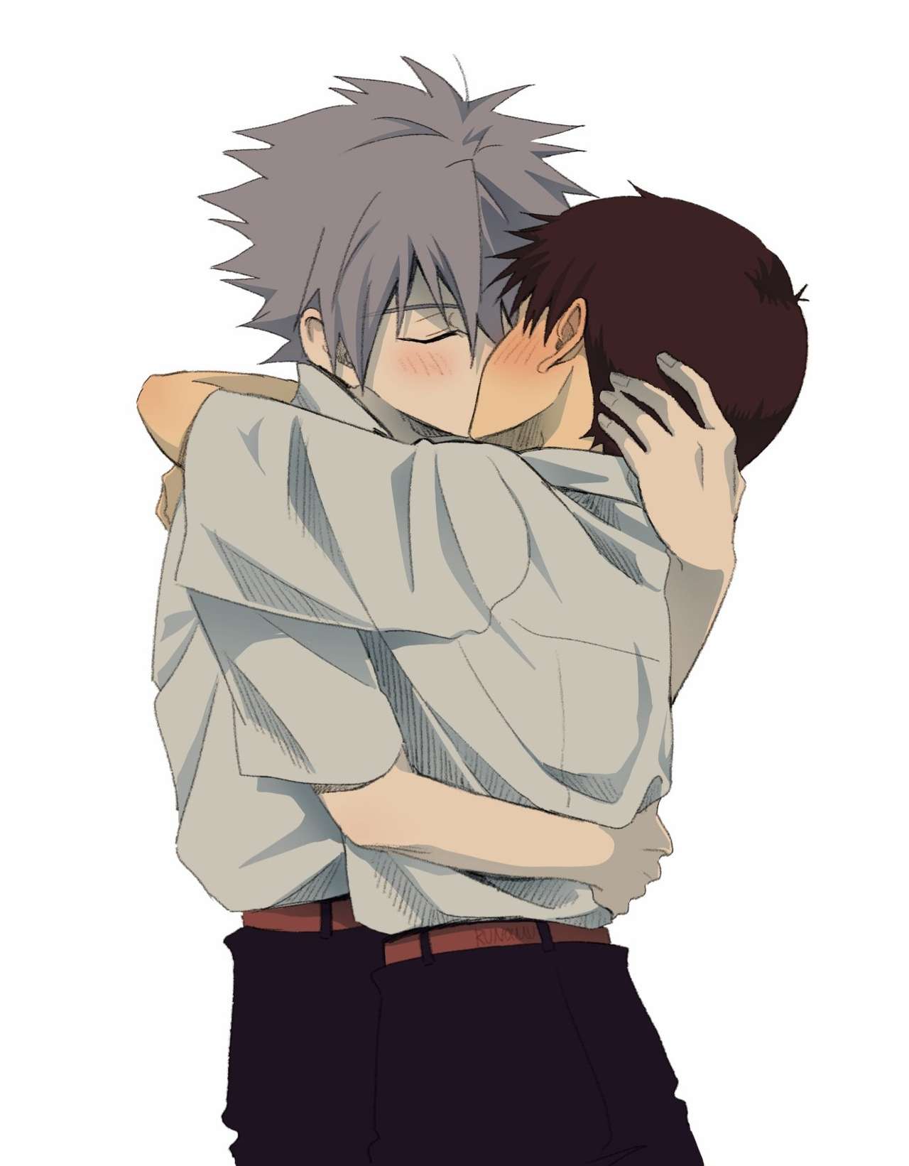 Ikari Shinji & Nagisa Kaworu page 6 full