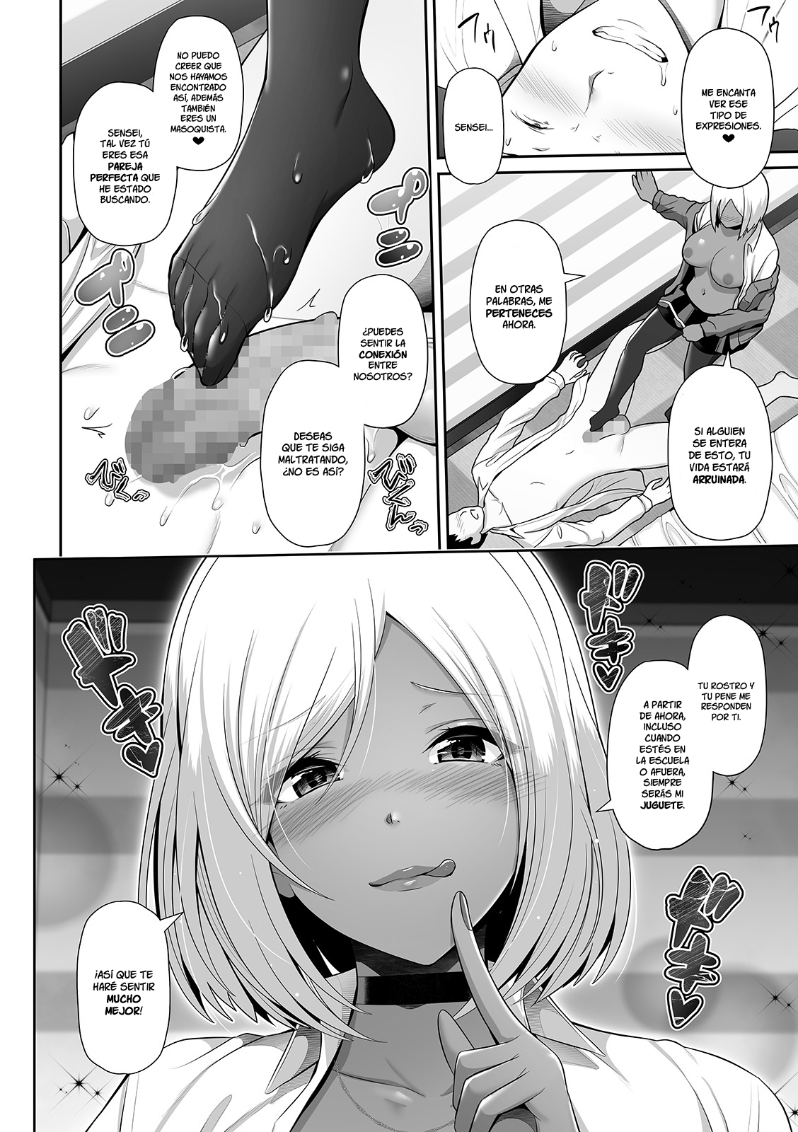 Kuro Gal-chan Seito wa Choukyou Jouzu | Esta Colegiala Gyaru de Piel Oscura es muy Buena Entrenando Hombres page 10 full