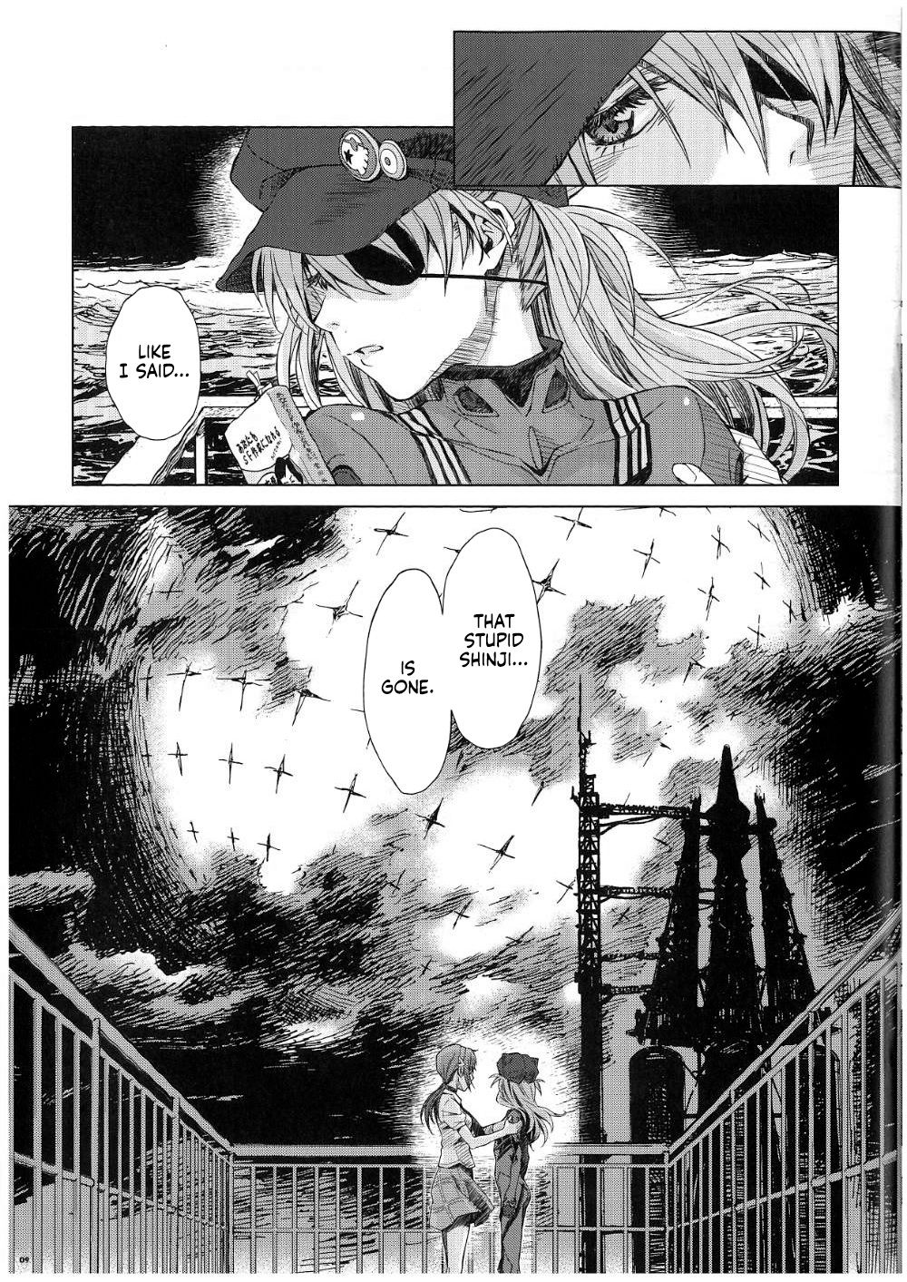Evangelion 3.0  - Oneshot from theater booklet page 10 full