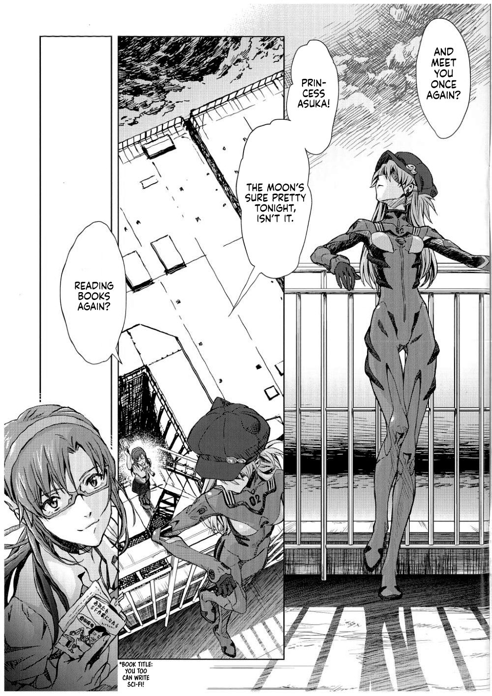 Evangelion 3.0  - Oneshot from theater booklet page 4 full