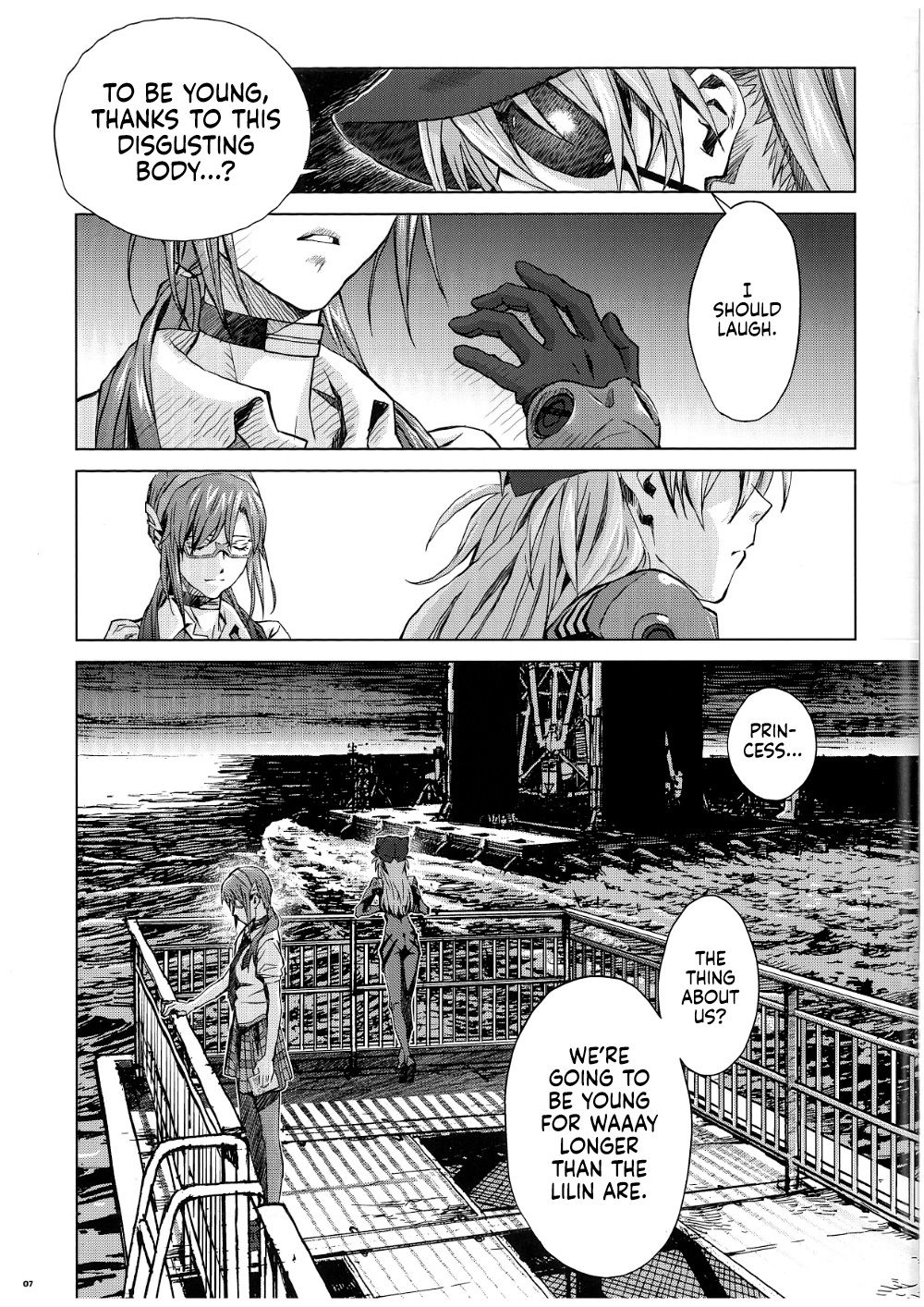 Evangelion 3.0  - Oneshot from theater booklet page 8 full