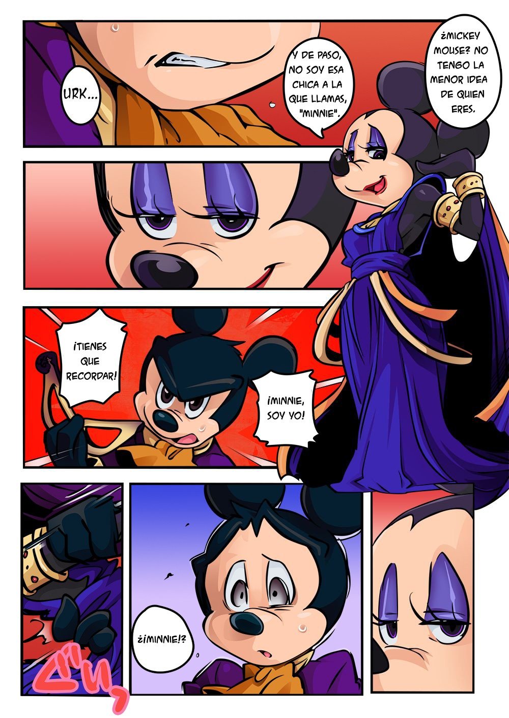 Mickey and The Queen page 1 full