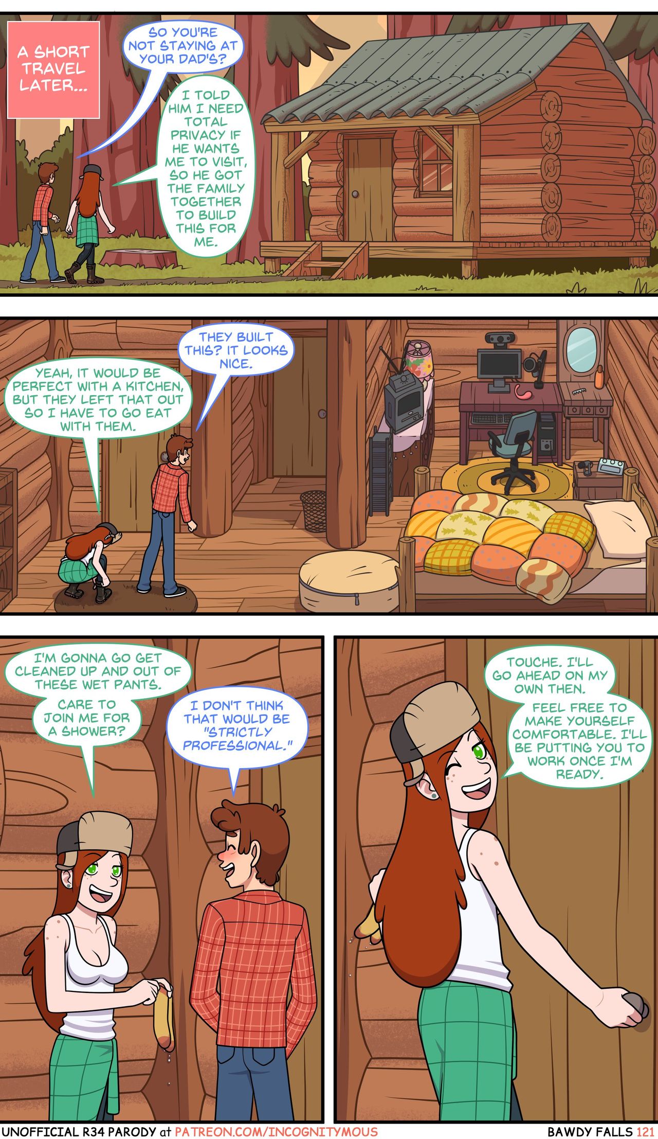 Bawdy Falls   - 3 - ongoing - english page 1 full
