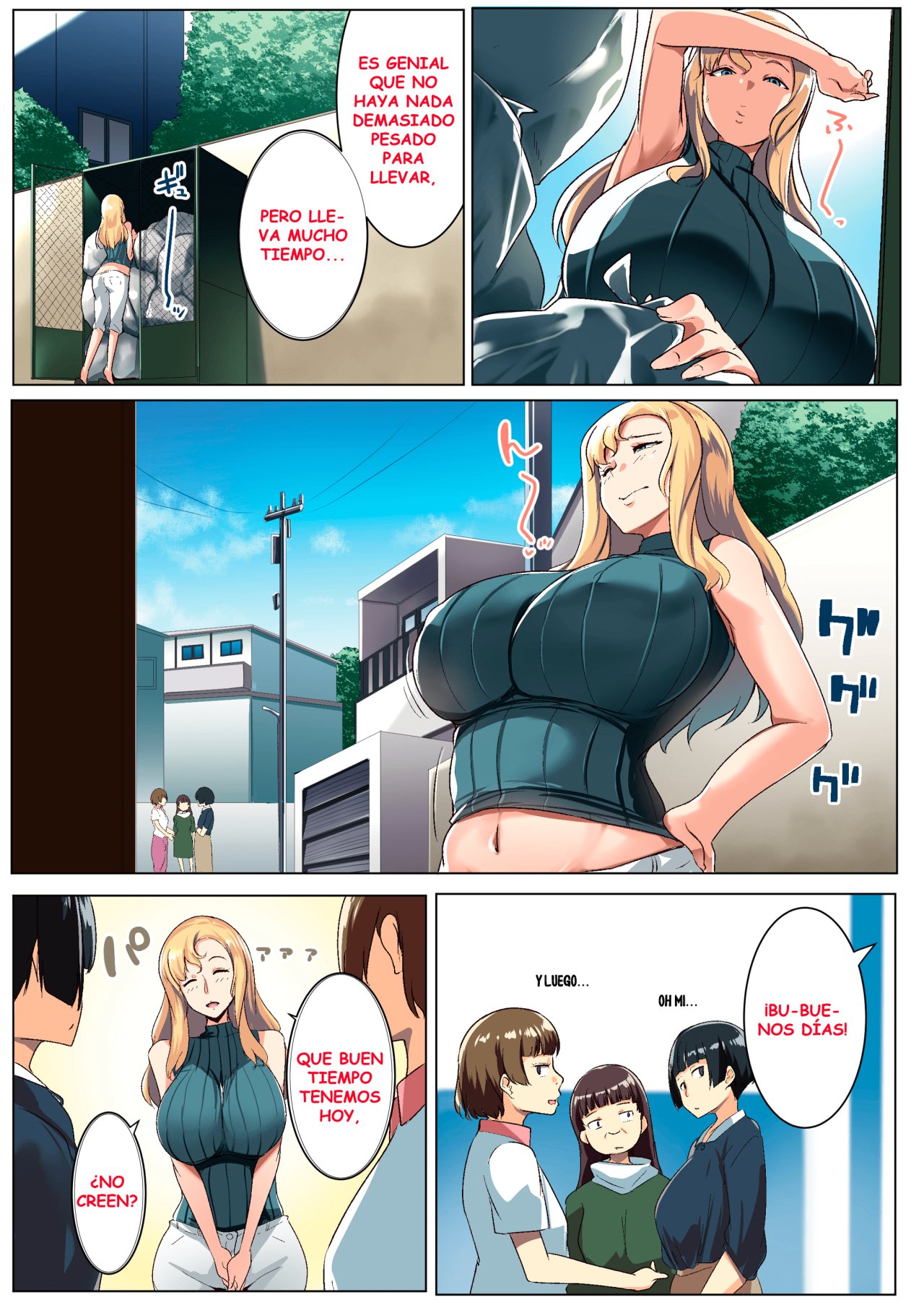 Kinpatsu Tsuma no Otomodachi | El buen amigo de la esposa rubia! - Page 4 -  IMHentai