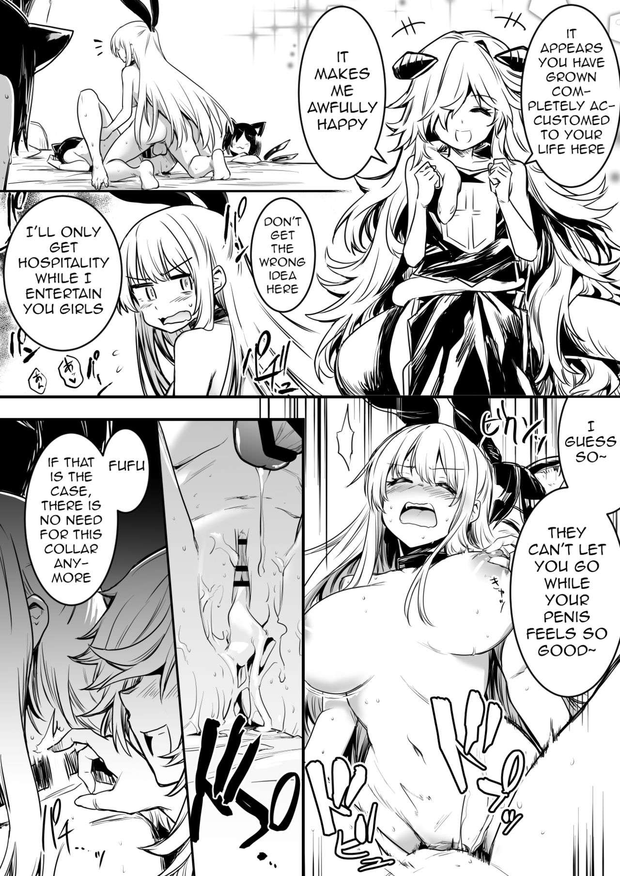 The Bewildered Adventurer-chan is Caught and Reverse-Raped as the Penis She Grew Gets Aroused by the Female Demons page 10 full
