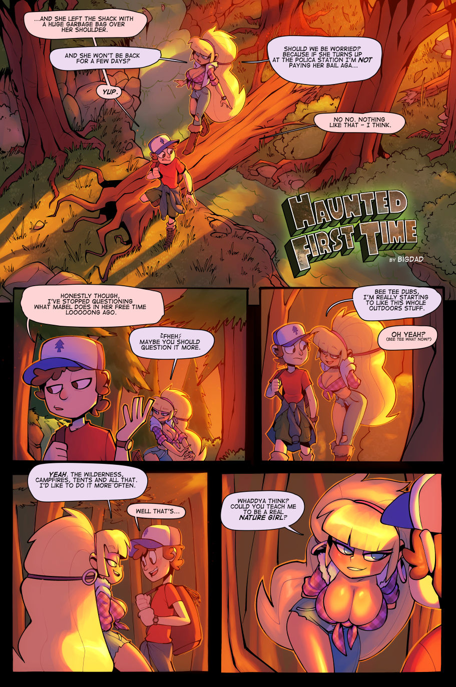 Haunted First Time page 1 full