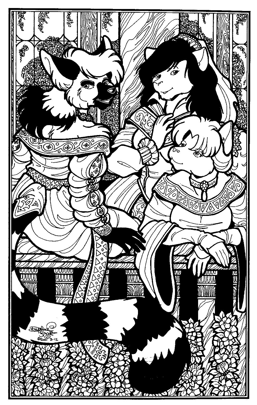 Women of Tall Tails by Daphne Lage page 1 full