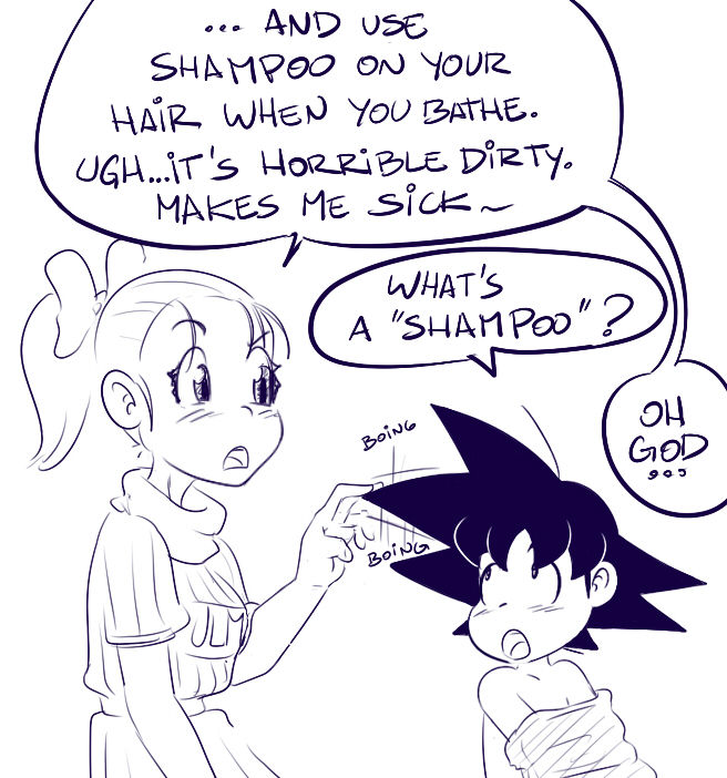 Goku meets Bulma page 6 full