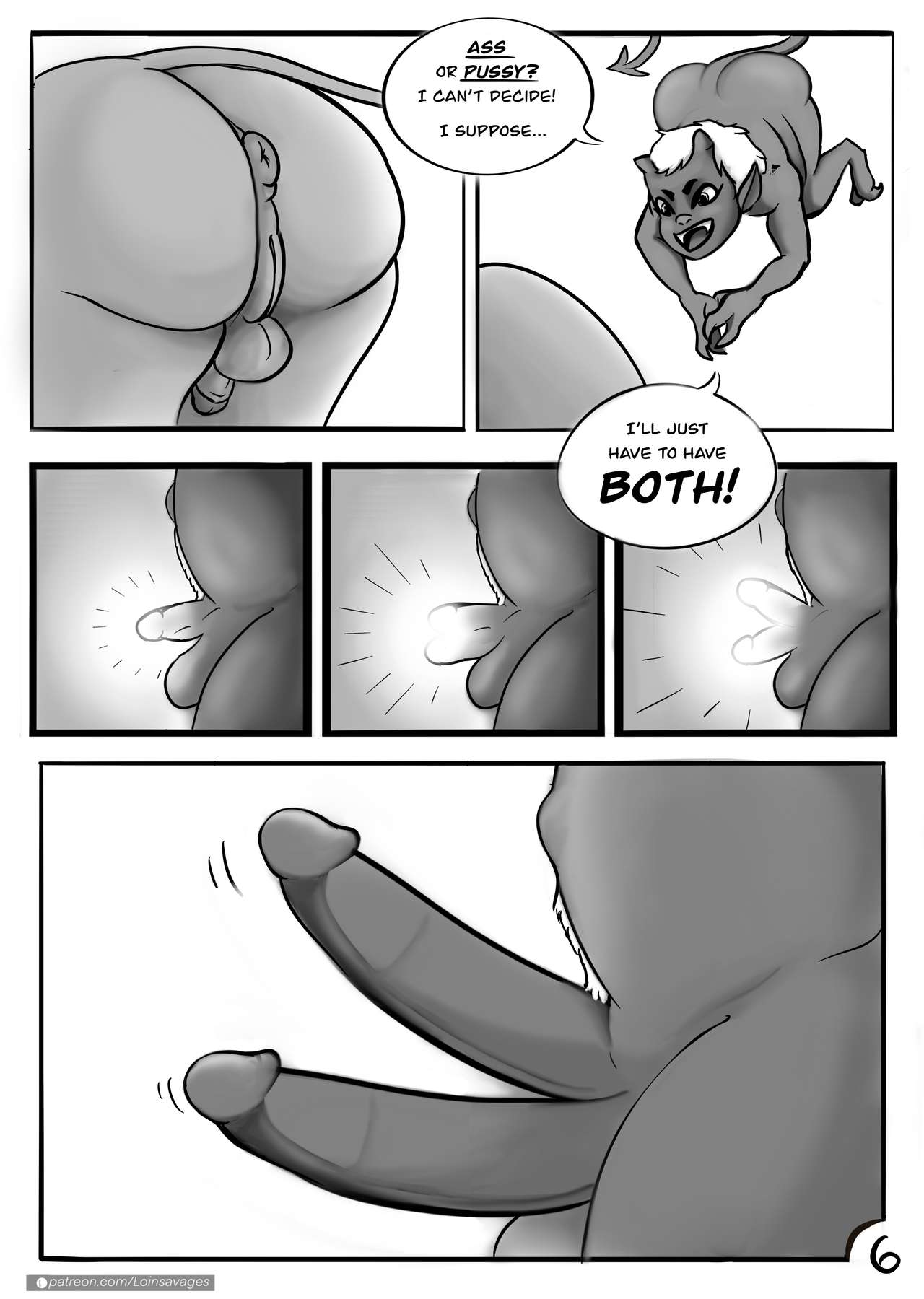 The Minotauress Part 2 page 6 full