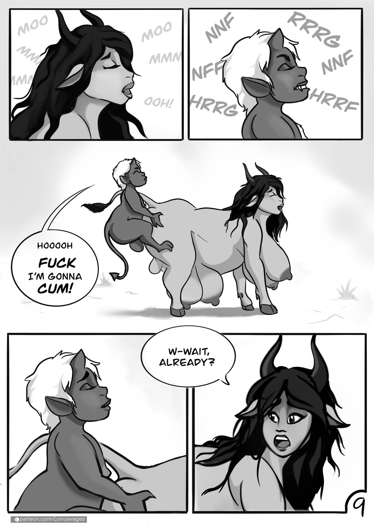 The Minotauress Part 2 page 9 full