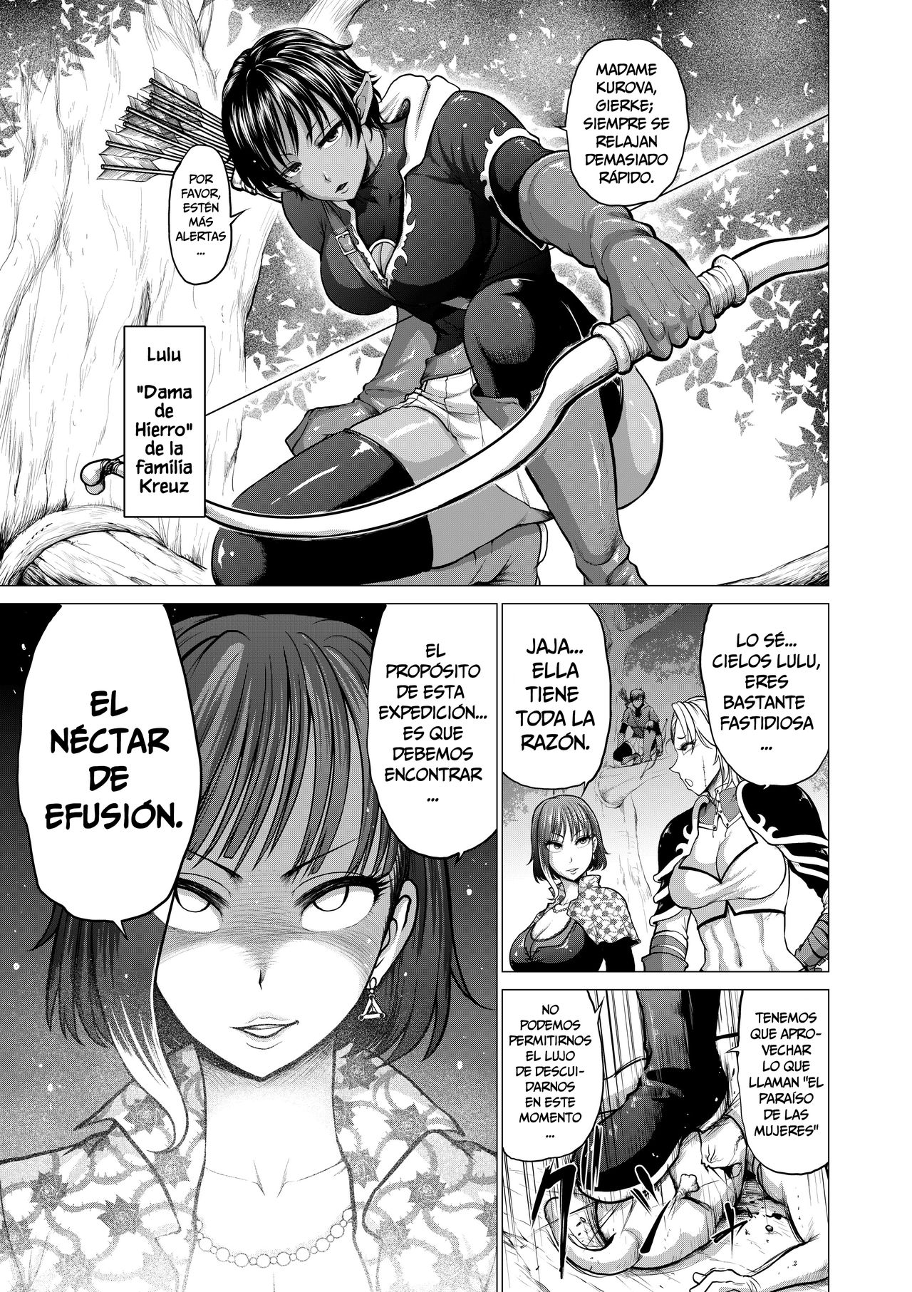 Dluminia Oukoku Monogatari "Hatsuro no Hanamitsu" | Dluminia kingdom story "Effusion flower nectar" page 5 full