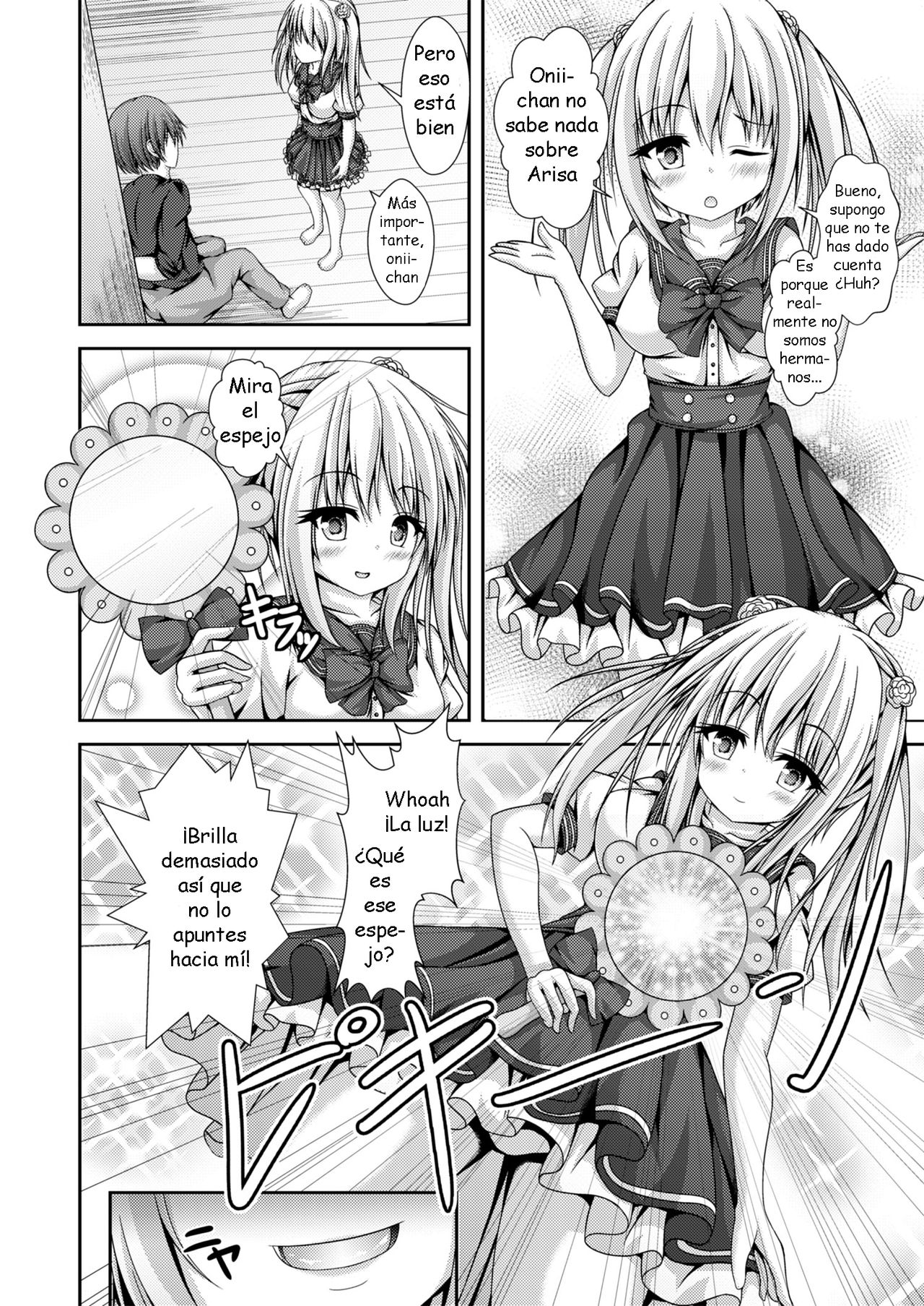 Ecchi na Imouto to Shintai Koukan ~Kyou kara Ore wa Ochinpo Dorei~ | Cambiando cuerpos con una hermana lasciva - Desde hoy seré una adicta los penes page 3 full