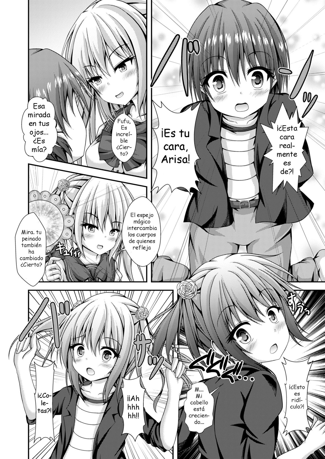 Ecchi na Imouto to Shintai Koukan ~Kyou kara Ore wa Ochinpo Dorei~ | Cambiando cuerpos con una hermana lasciva - Desde hoy seré una adicta los penes page 5 full
