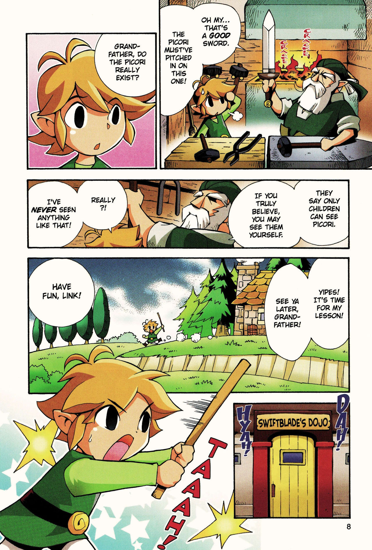 The Legend of Zelda - Minish Cap Manga page 10 full