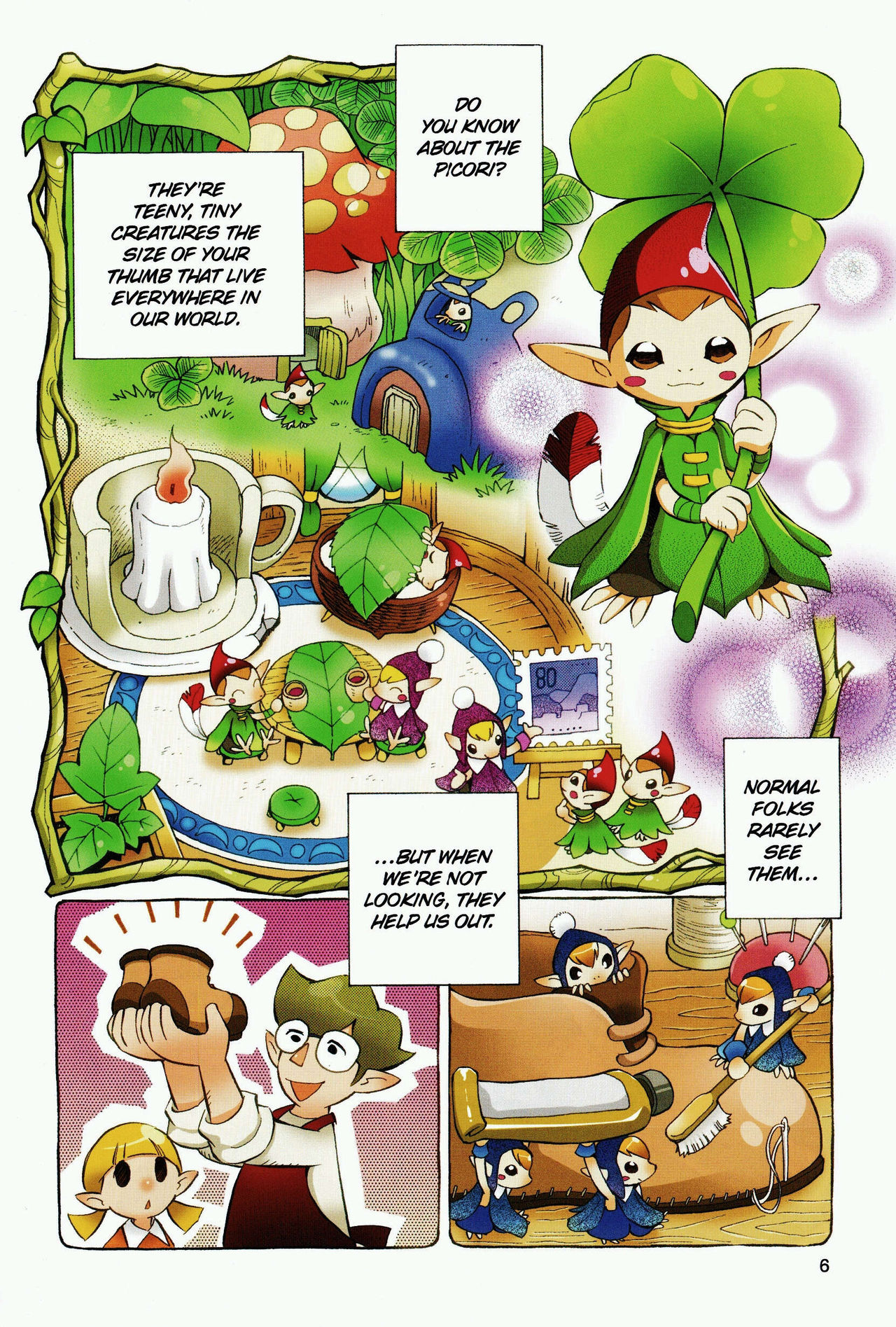The Legend of Zelda - Minish Cap Manga page 8 full